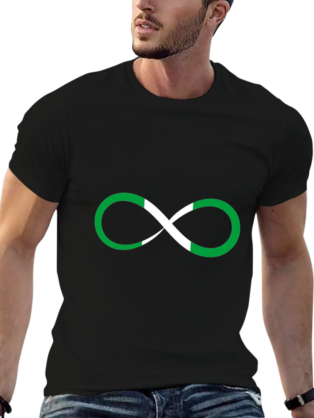 Infinity Nigeria Flag T-Shirt