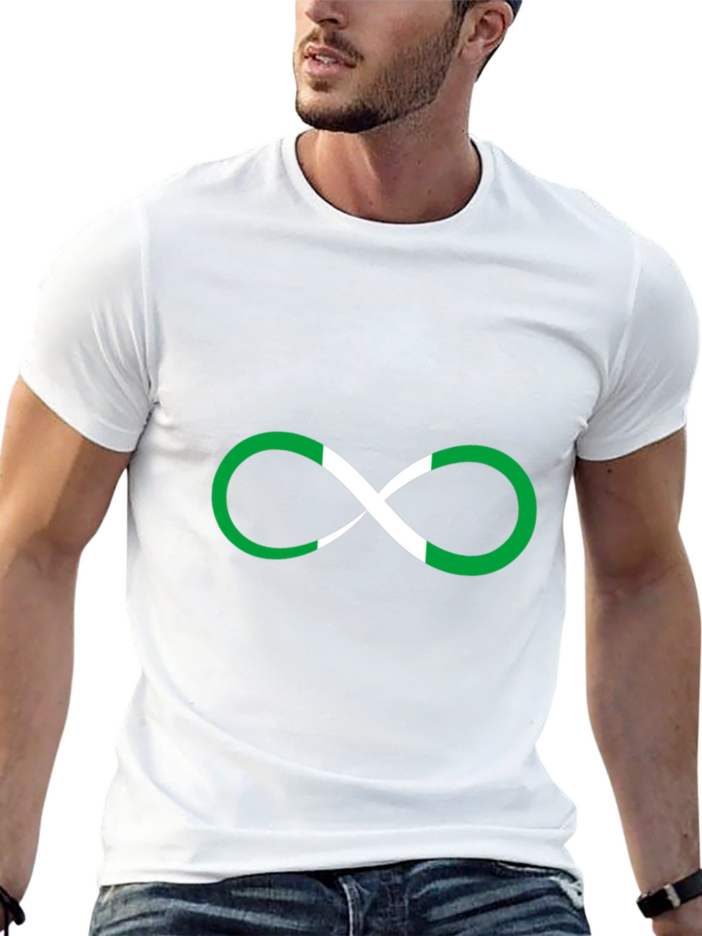 Infinity Nigeria Flag T-Shirt