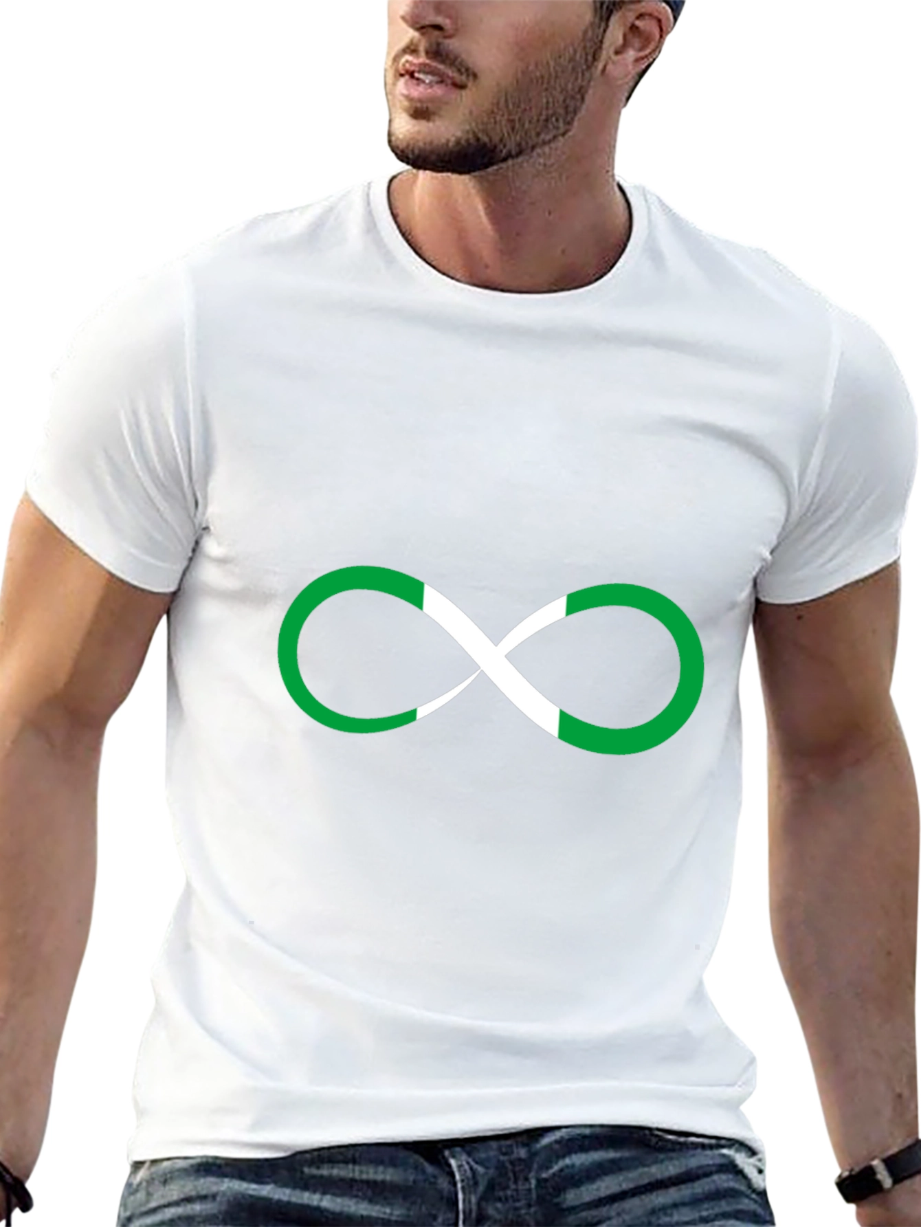 Infinity Nigeria Flag T-Shirt