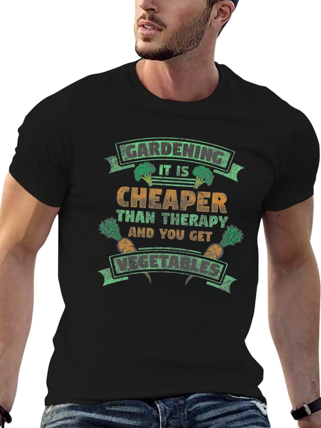 Gardening Cheaper Than Therapy T-Shirt
