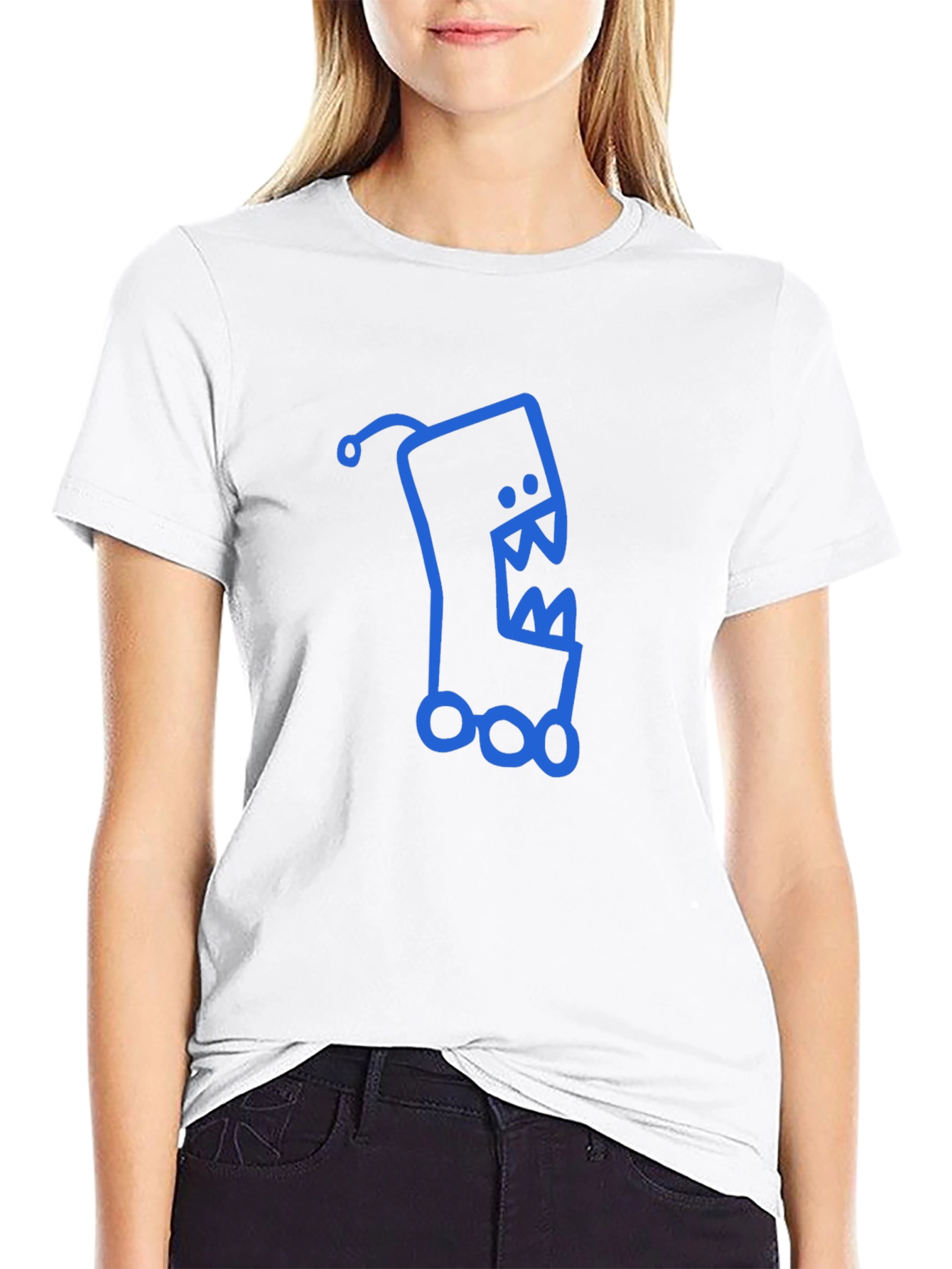 Monster Graphic Black T-Shirt - Funky and Unique