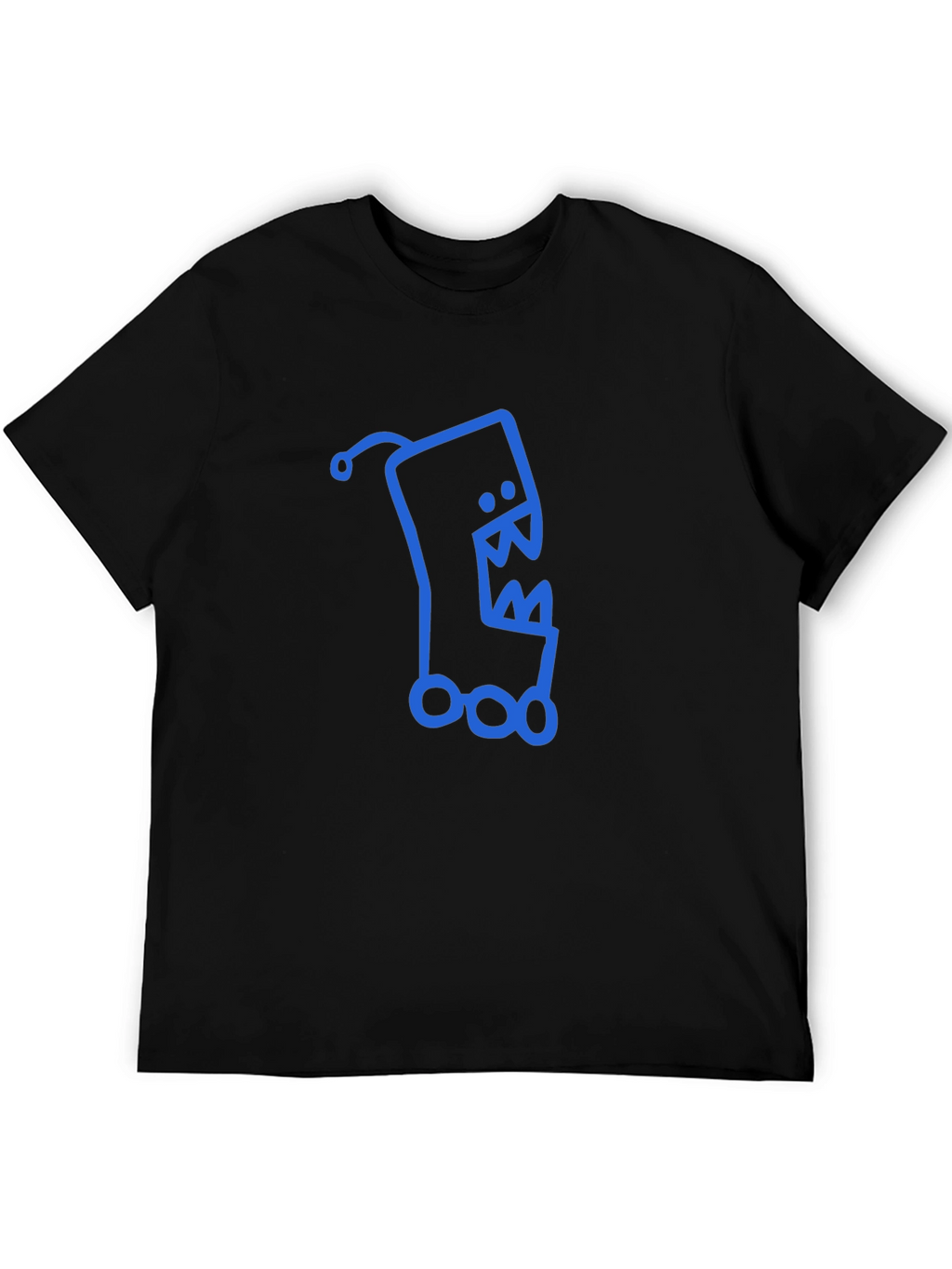 Monster Graphic Black T-Shirt - Funky and Unique