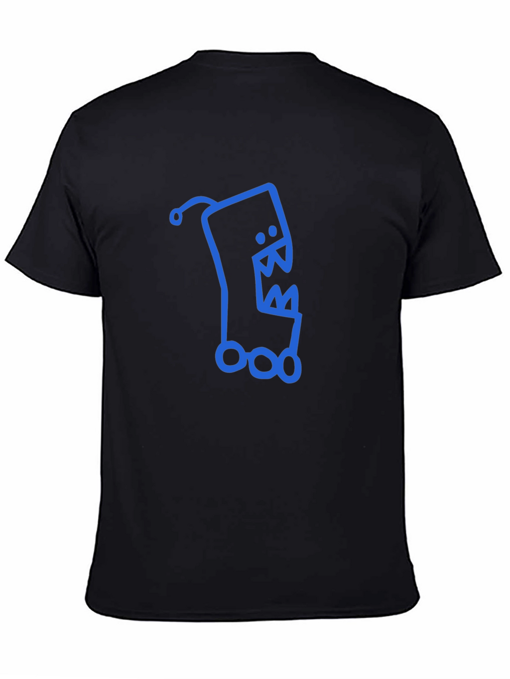 Monster Graphic Black T-Shirt - Funky and Unique