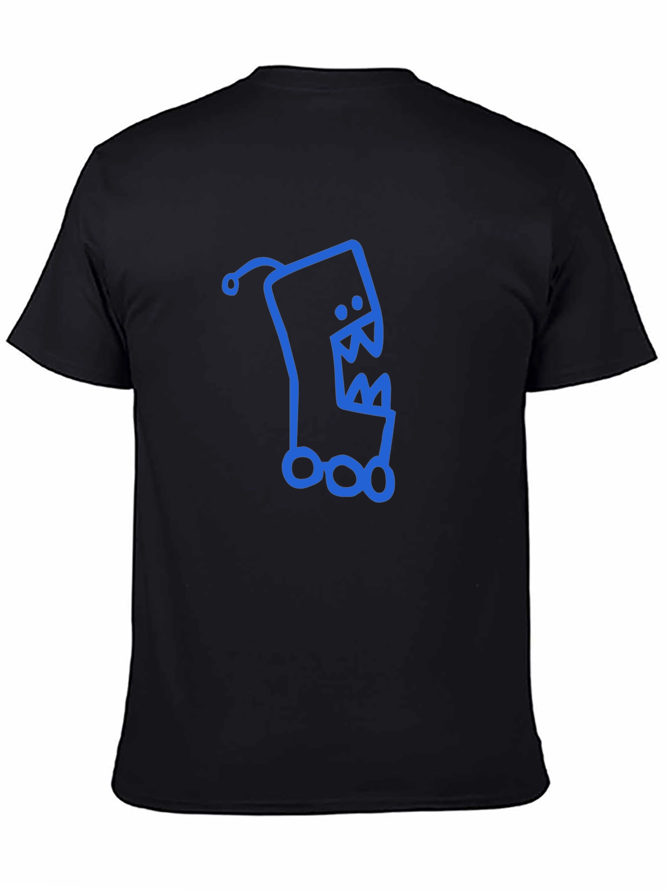 Monster Graphic Black T-Shirt - Funky and Unique
