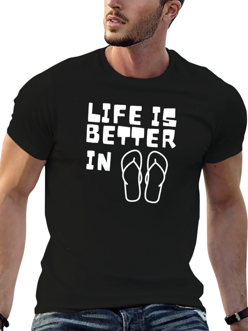 Life Is Better In Flip Flops - Graphic Tee