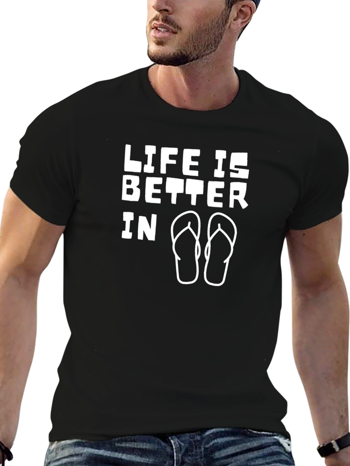 Life Is Better In Flip Flops - Graphic Tee