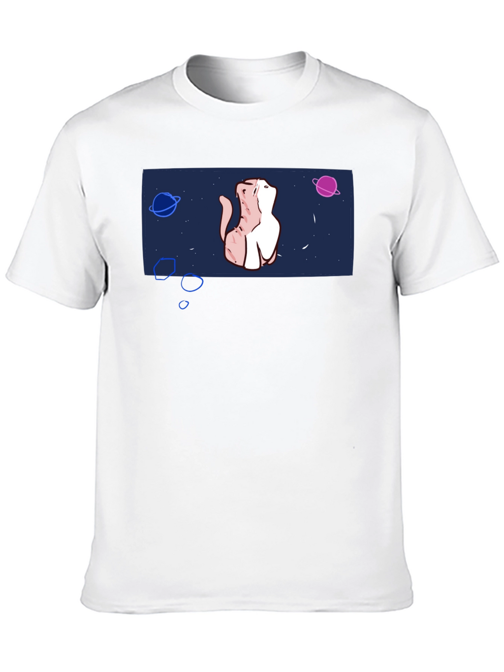 Cosmic Cat T-Shirt - Space Kitten Design