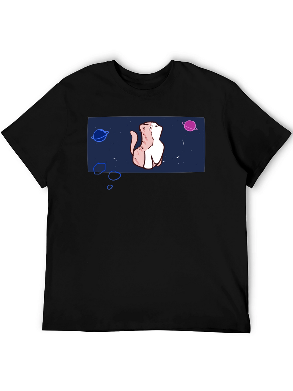 Cosmic Cat T-Shirt - Space Kitten Design