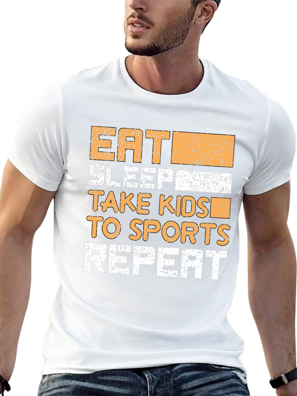 Eat Sleep Take Kids Sports Repeat T-Shirt