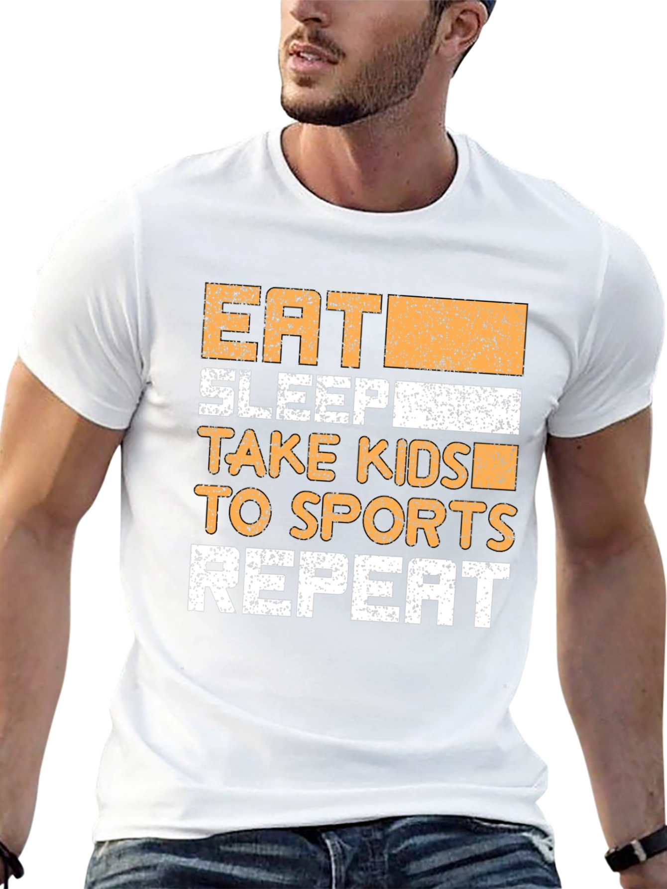 Eat Sleep Take Kids Sports Repeat T-Shirt