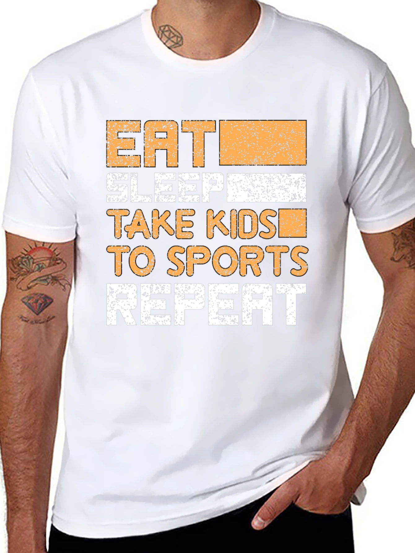 Eat Sleep Take Kids Sports Repeat T-Shirt