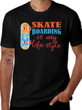 Skateboarding Lifestyle Tee
