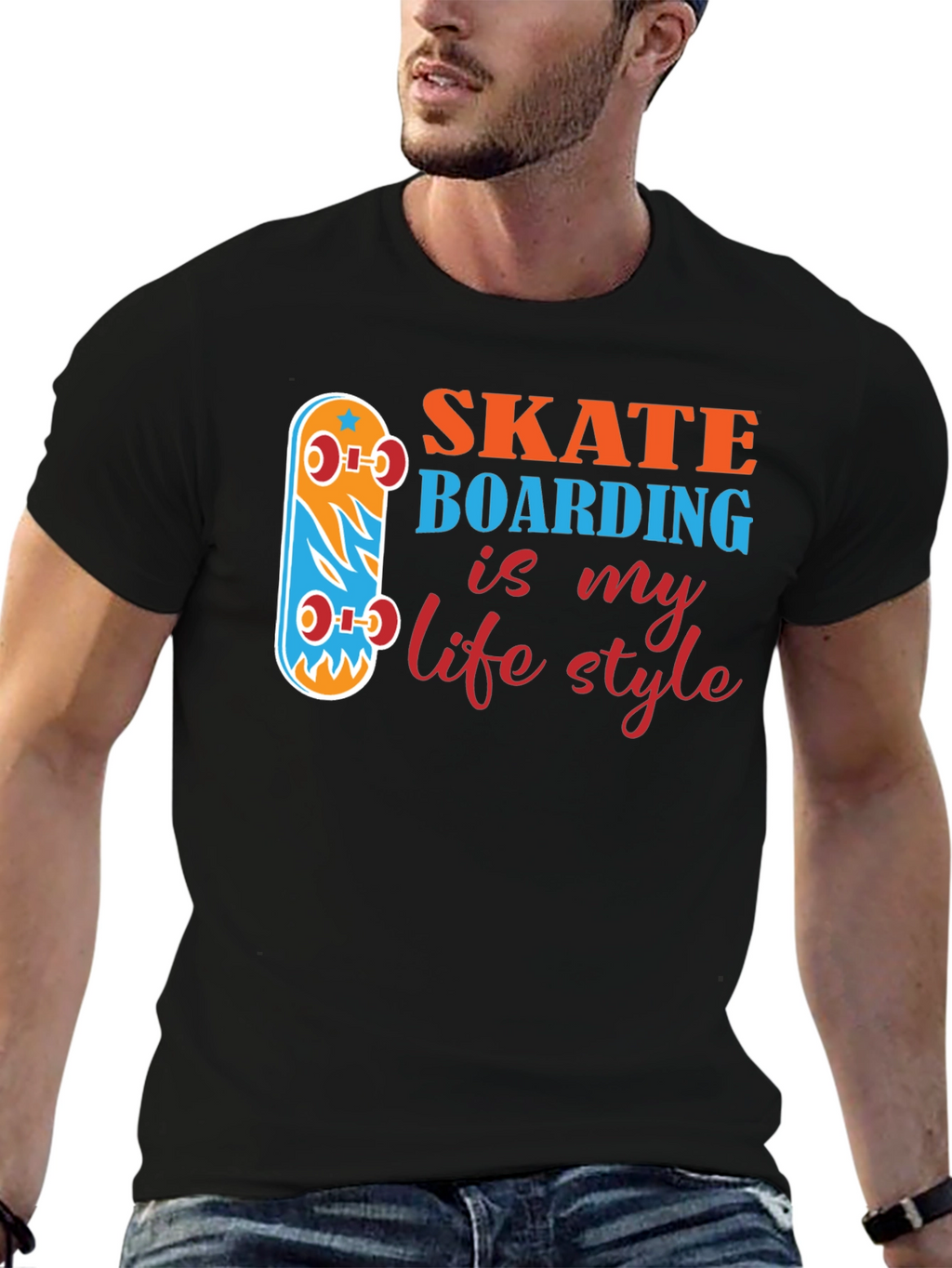 Skateboarding Lifestyle Tee