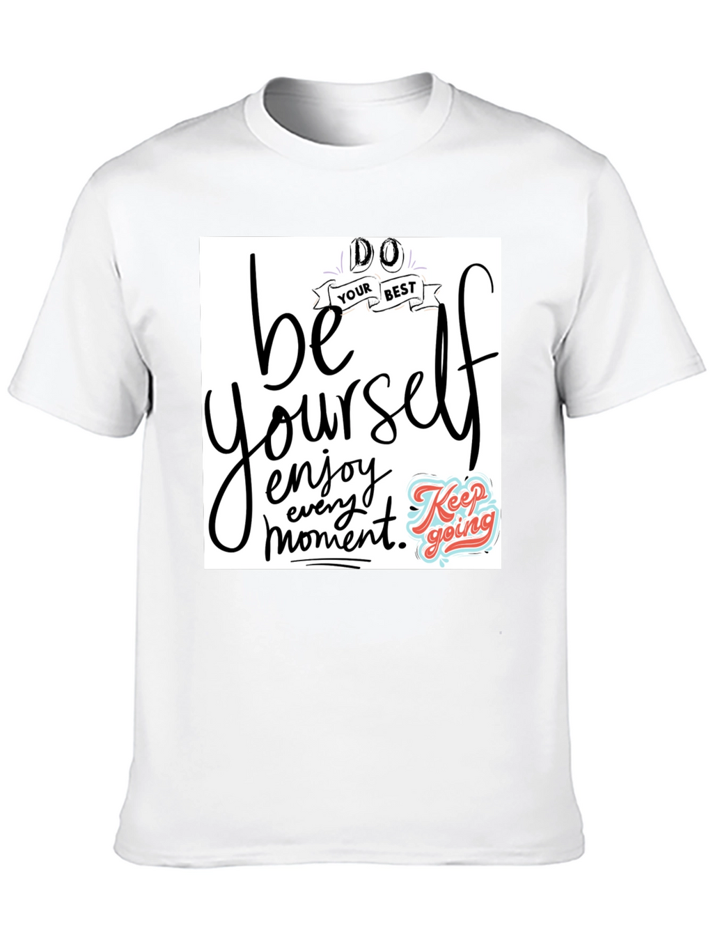 Be Yourself Graphic Tee - Black