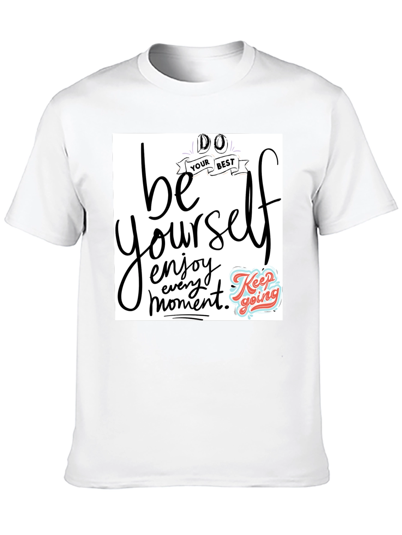 Be Yourself Graphic Tee - Black