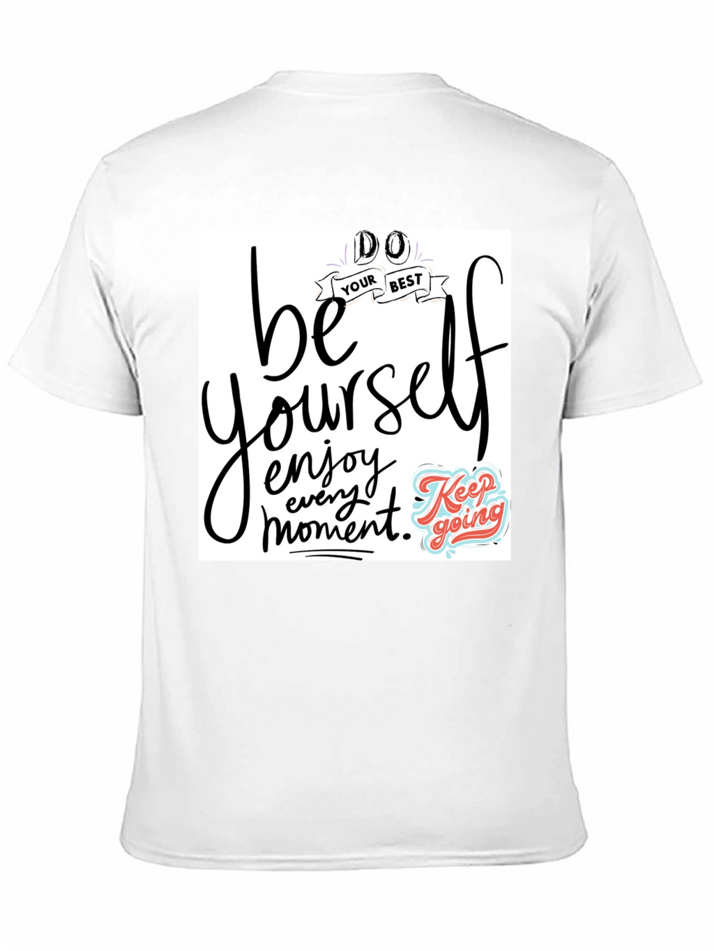 Be Yourself Graphic Tee - Black