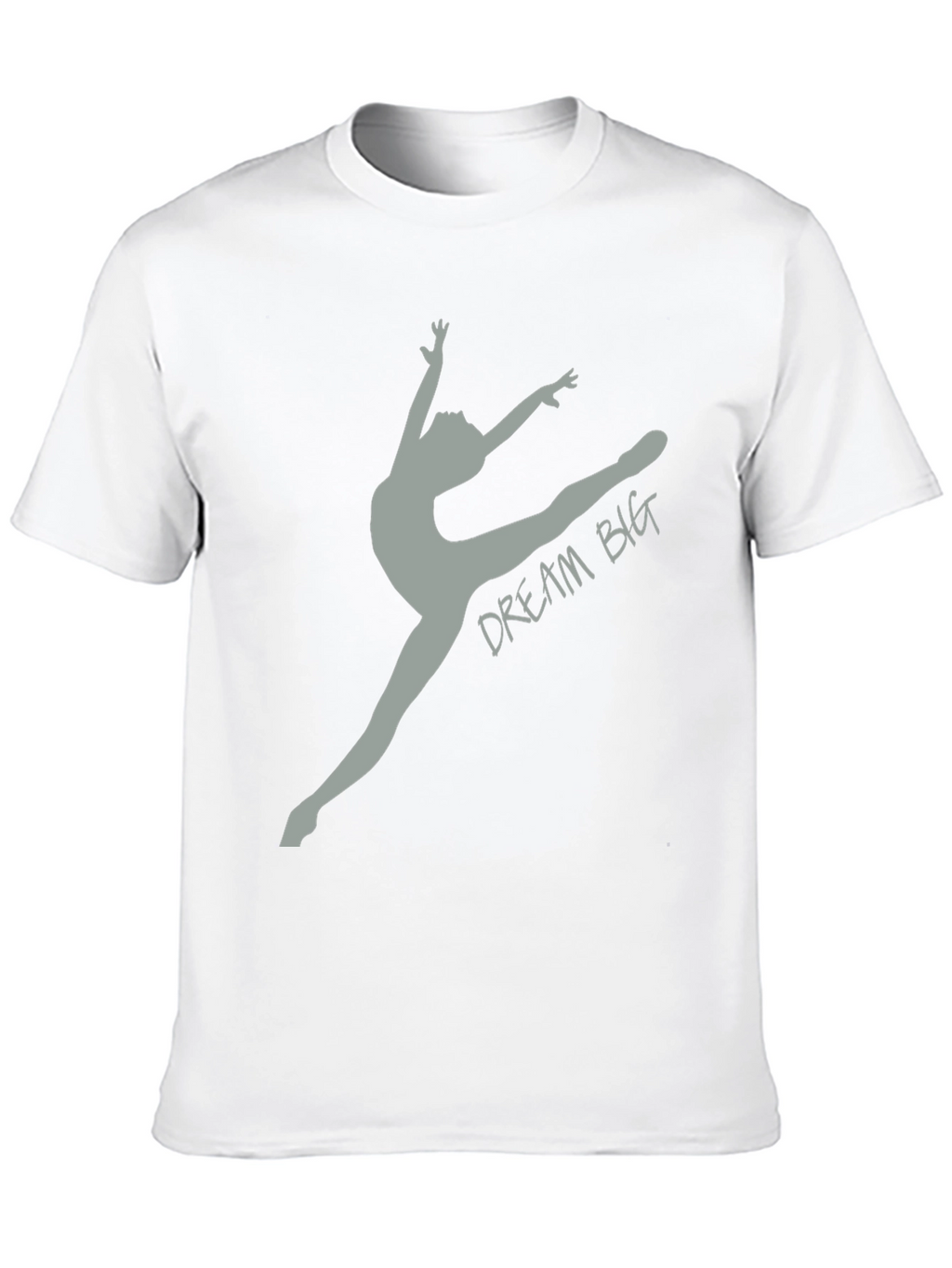 Dream Big Gymnast Tee - Black Cotton T-Shirt
