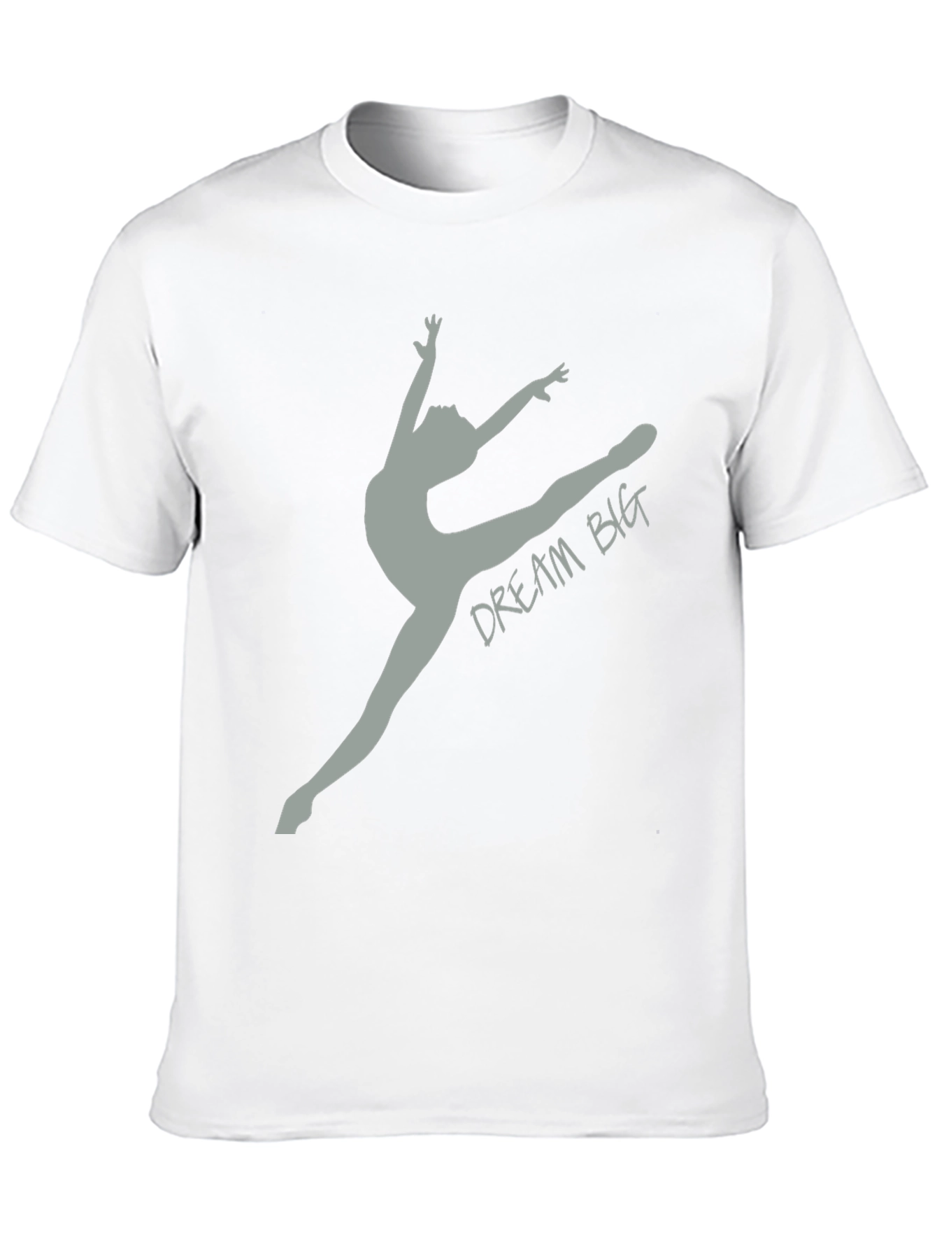 Dream Big Gymnast Tee - Black Cotton T-Shirt