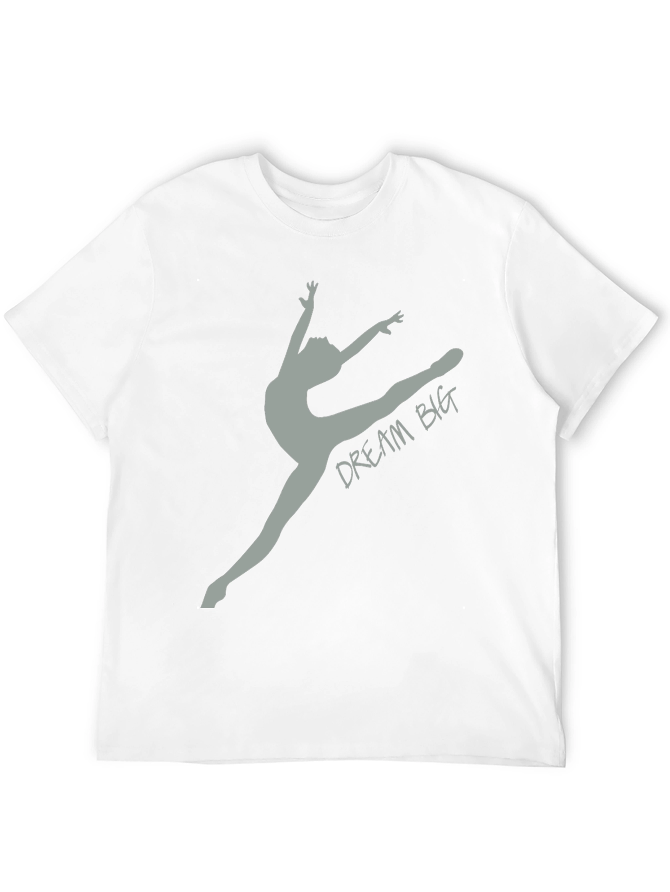 Dream Big Gymnast Tee - Black Cotton T-Shirt