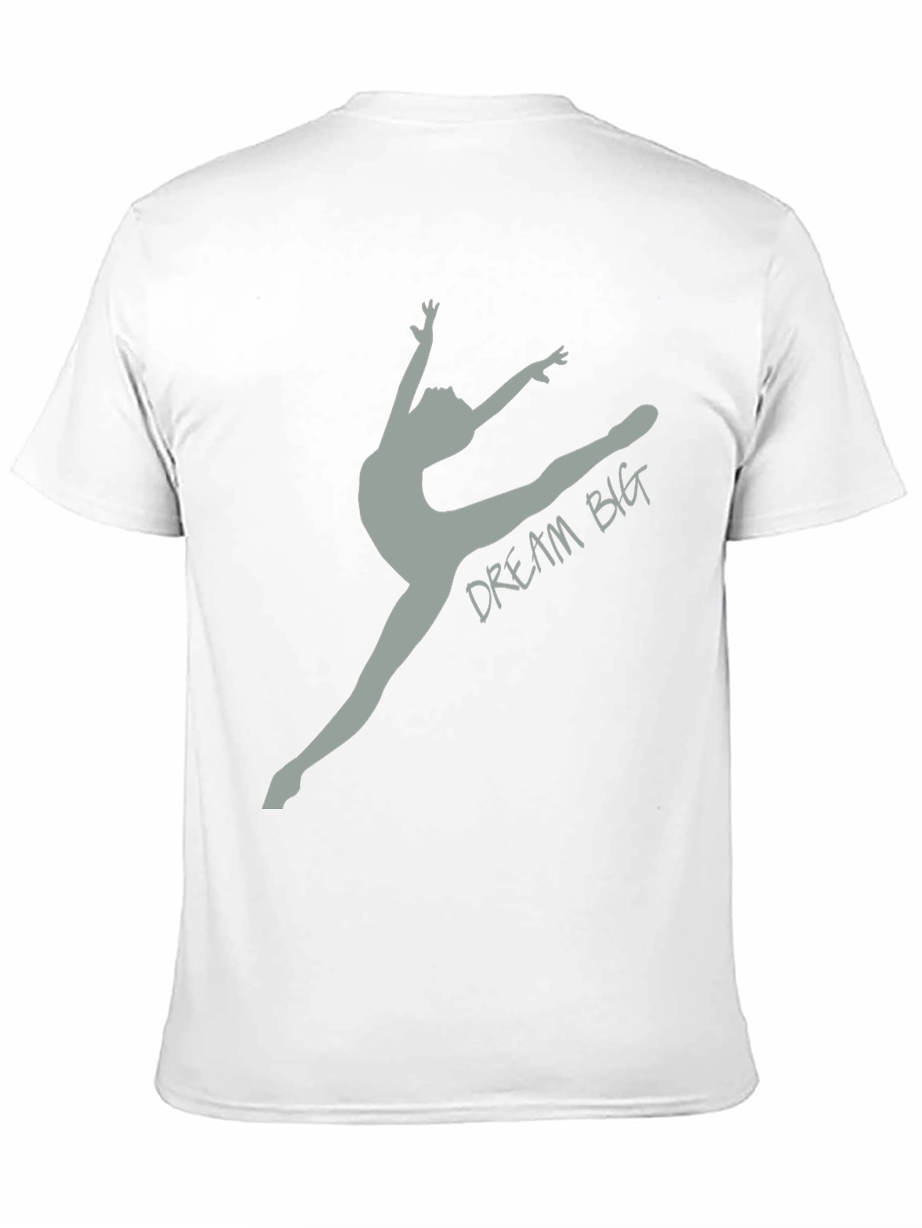 Dream Big Gymnast Tee - Black Cotton T-Shirt