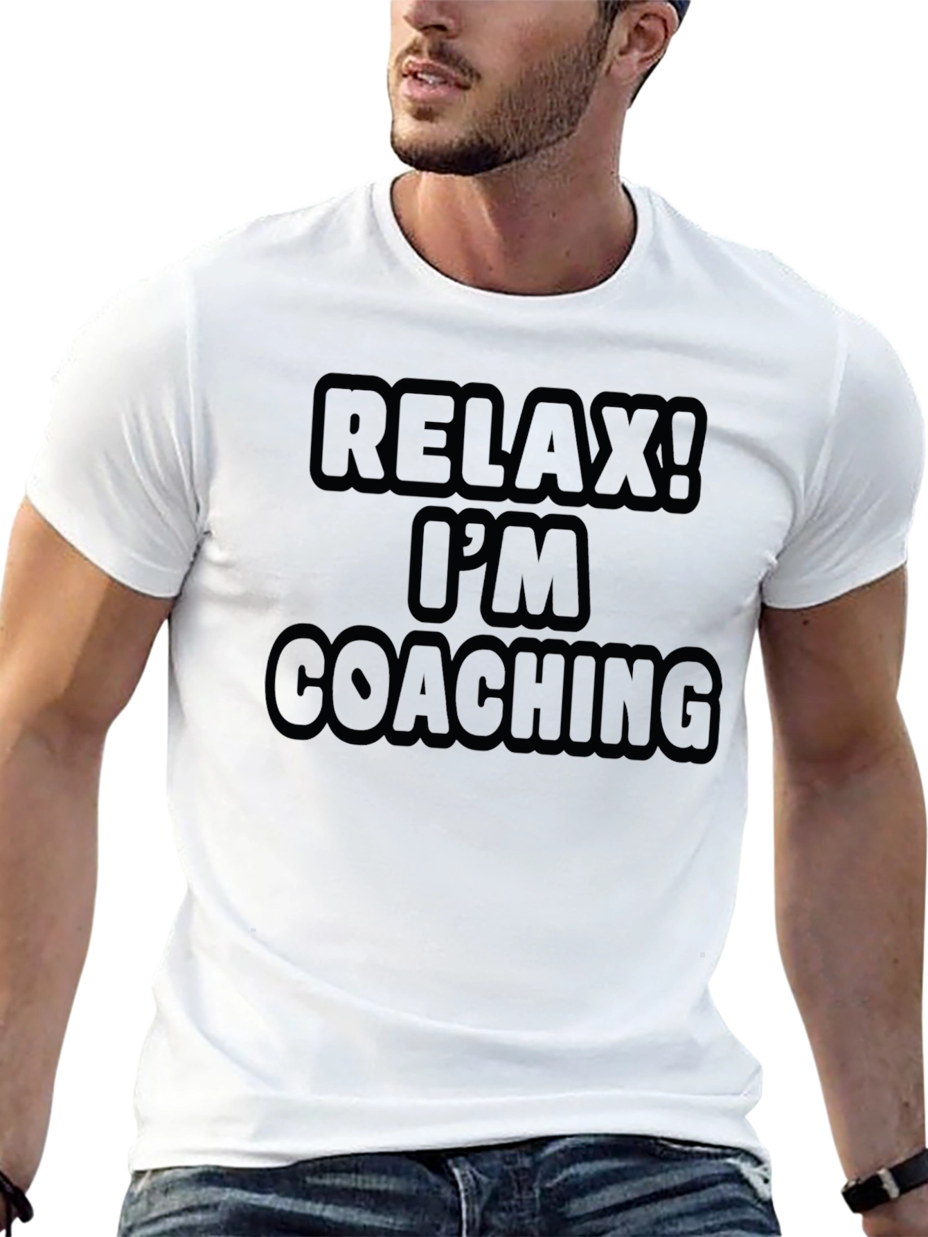 Relax Im Coaching Graphic T-Shirt