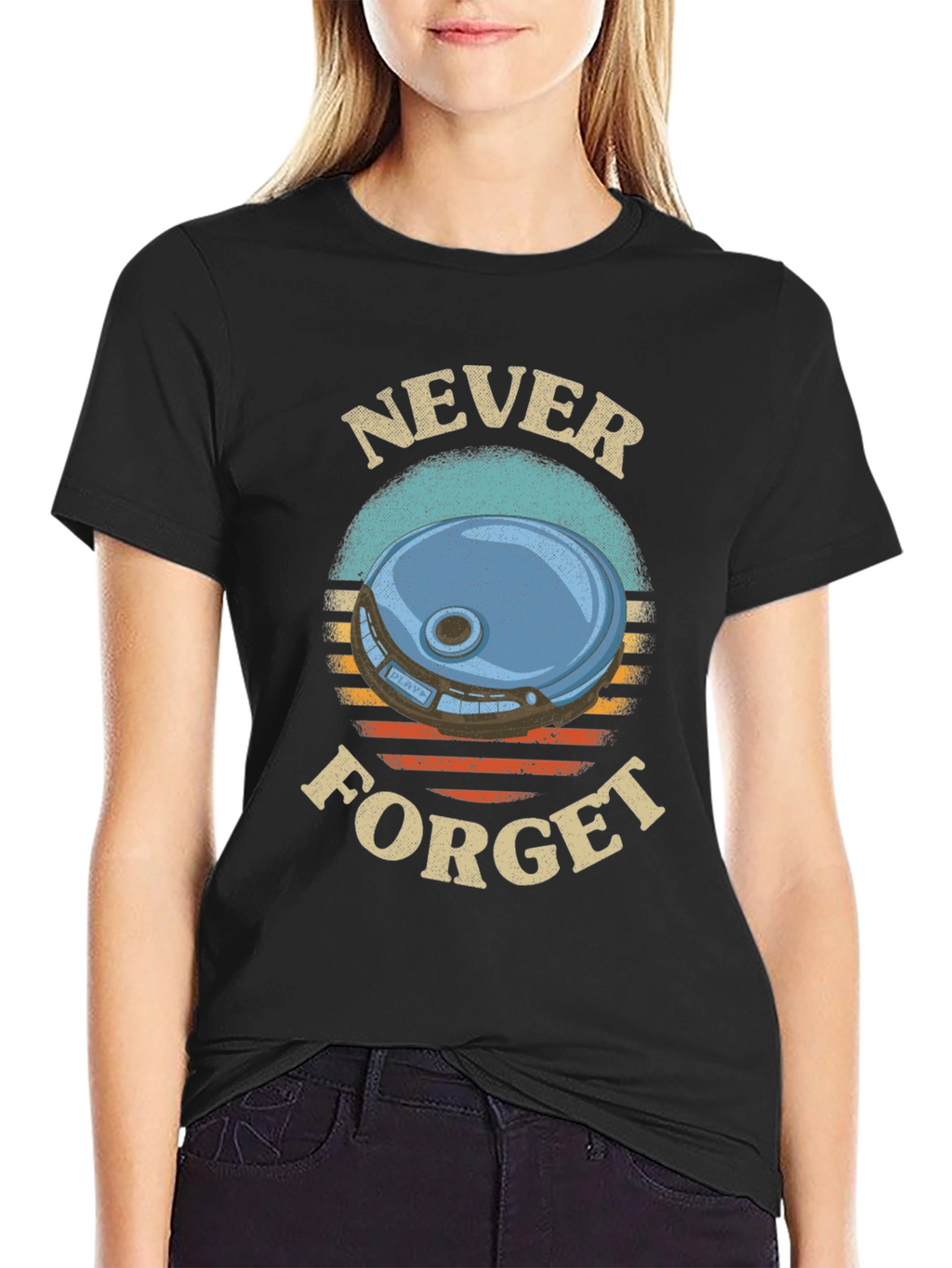 Retro Never Forget Graphic T-Shirt