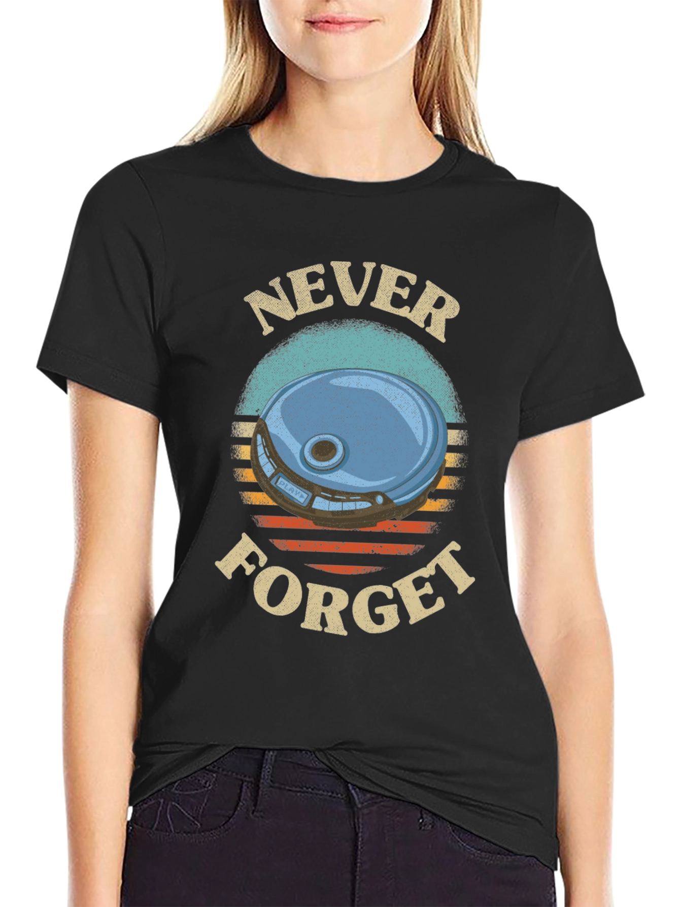 Retro Never Forget Graphic T-Shirt