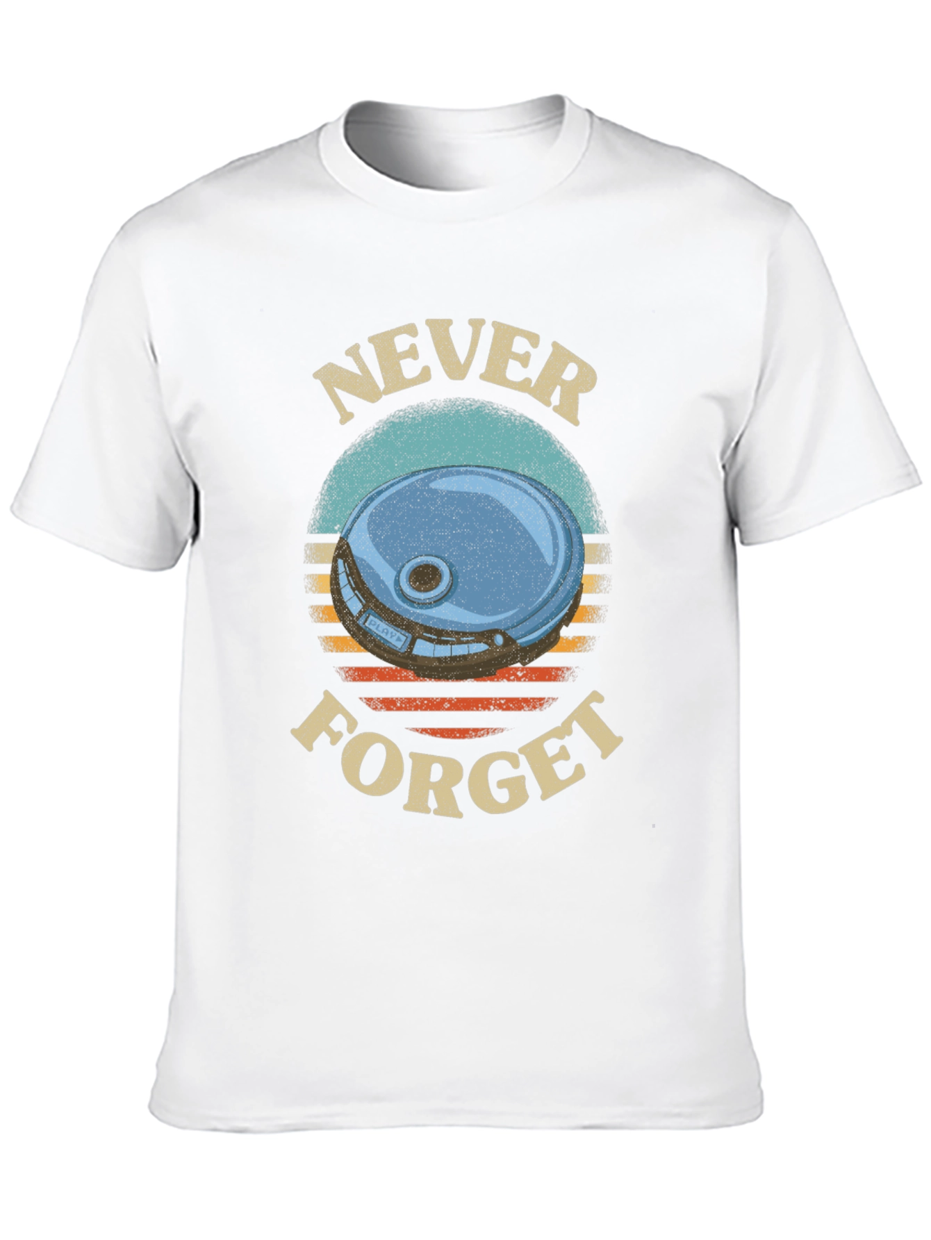 Retro Never Forget Graphic T-Shirt