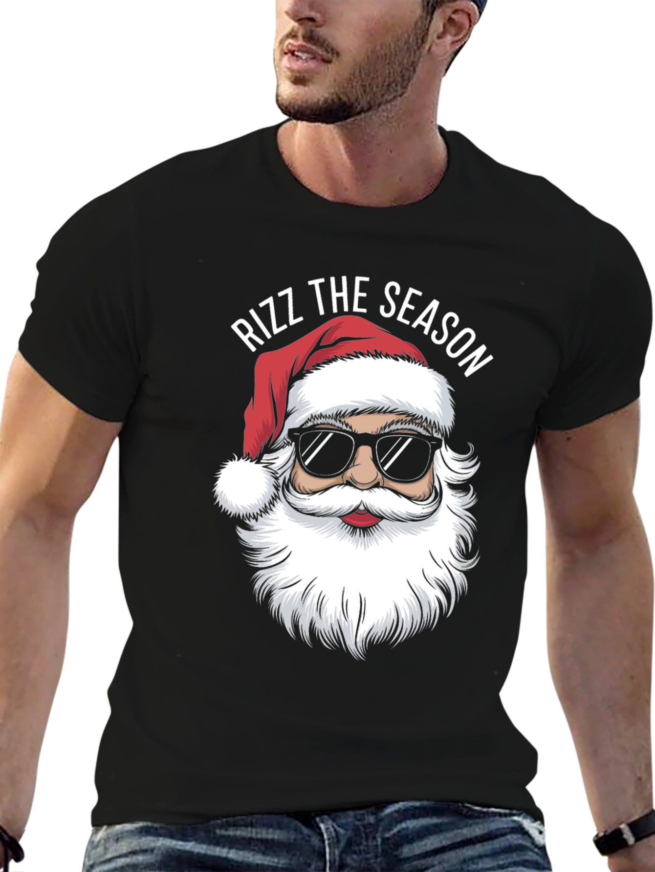 Rizz The Season Santa Graphic Tee