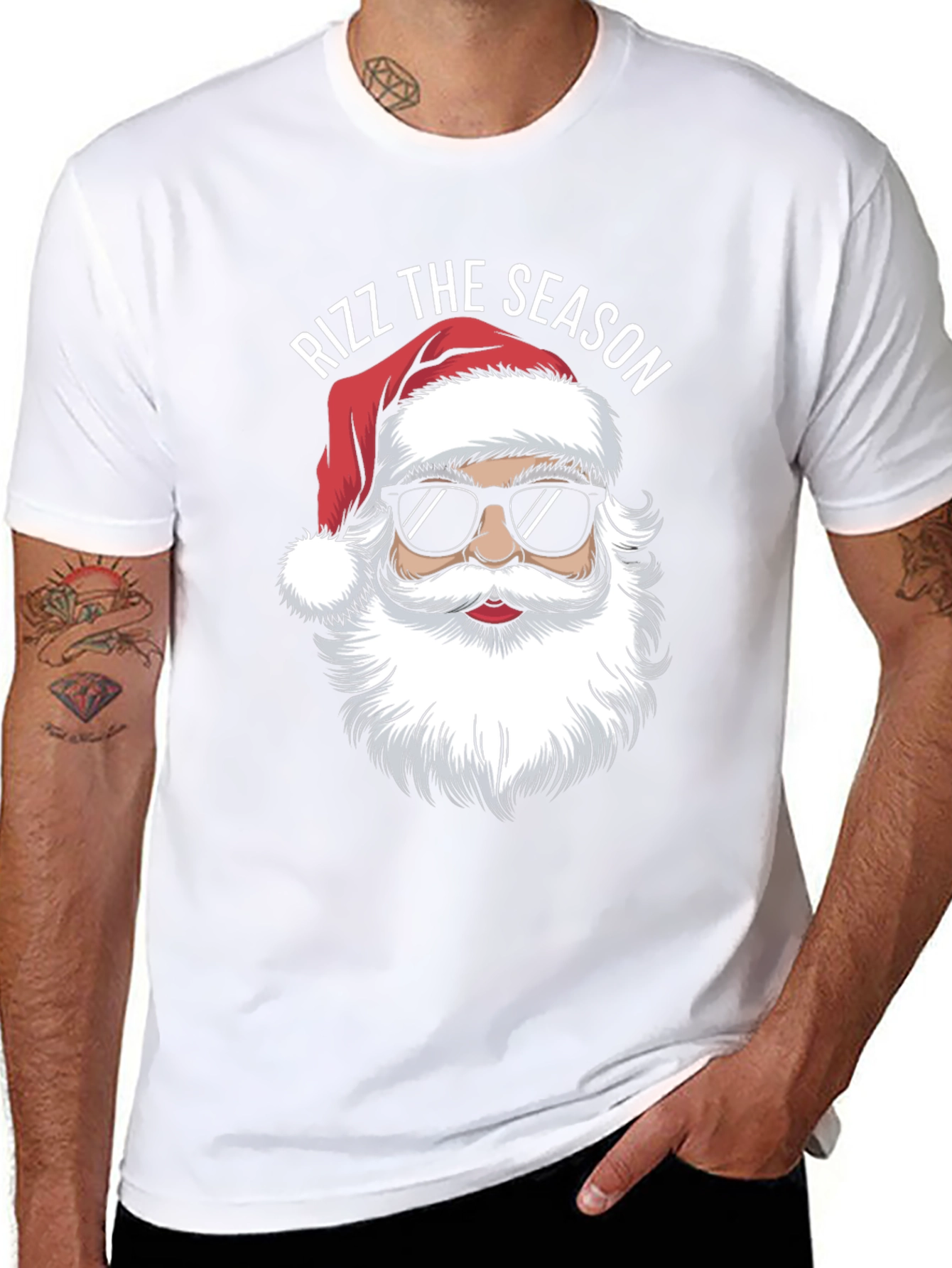 Rizz The Season Santa Graphic Tee