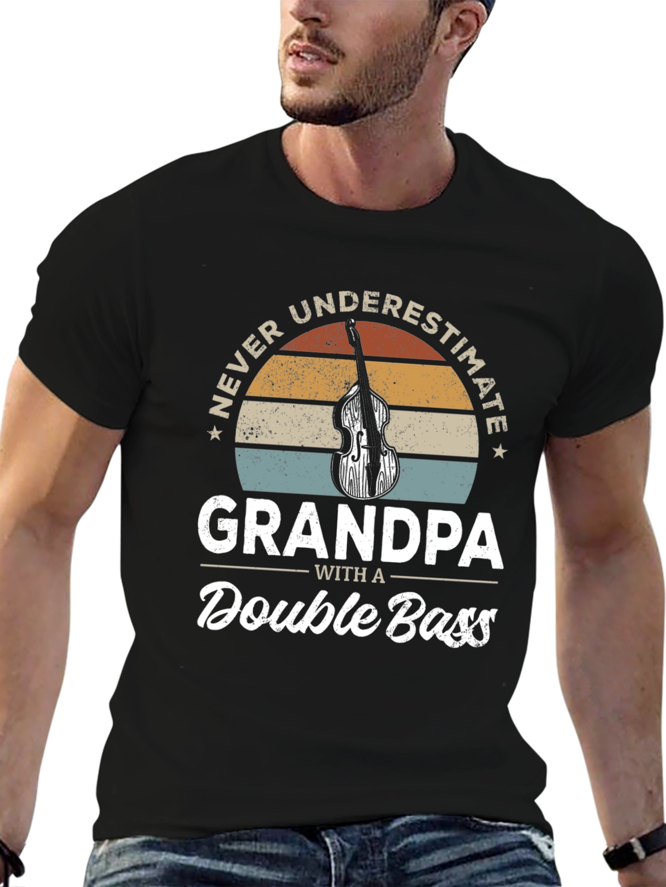 Grandpa Double Bass T-Shirt