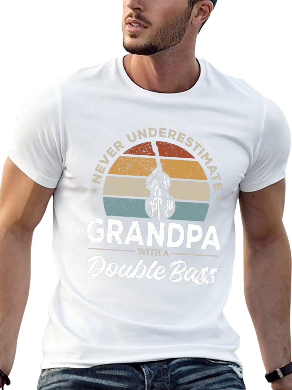 Grandpa Double Bass T-Shirt