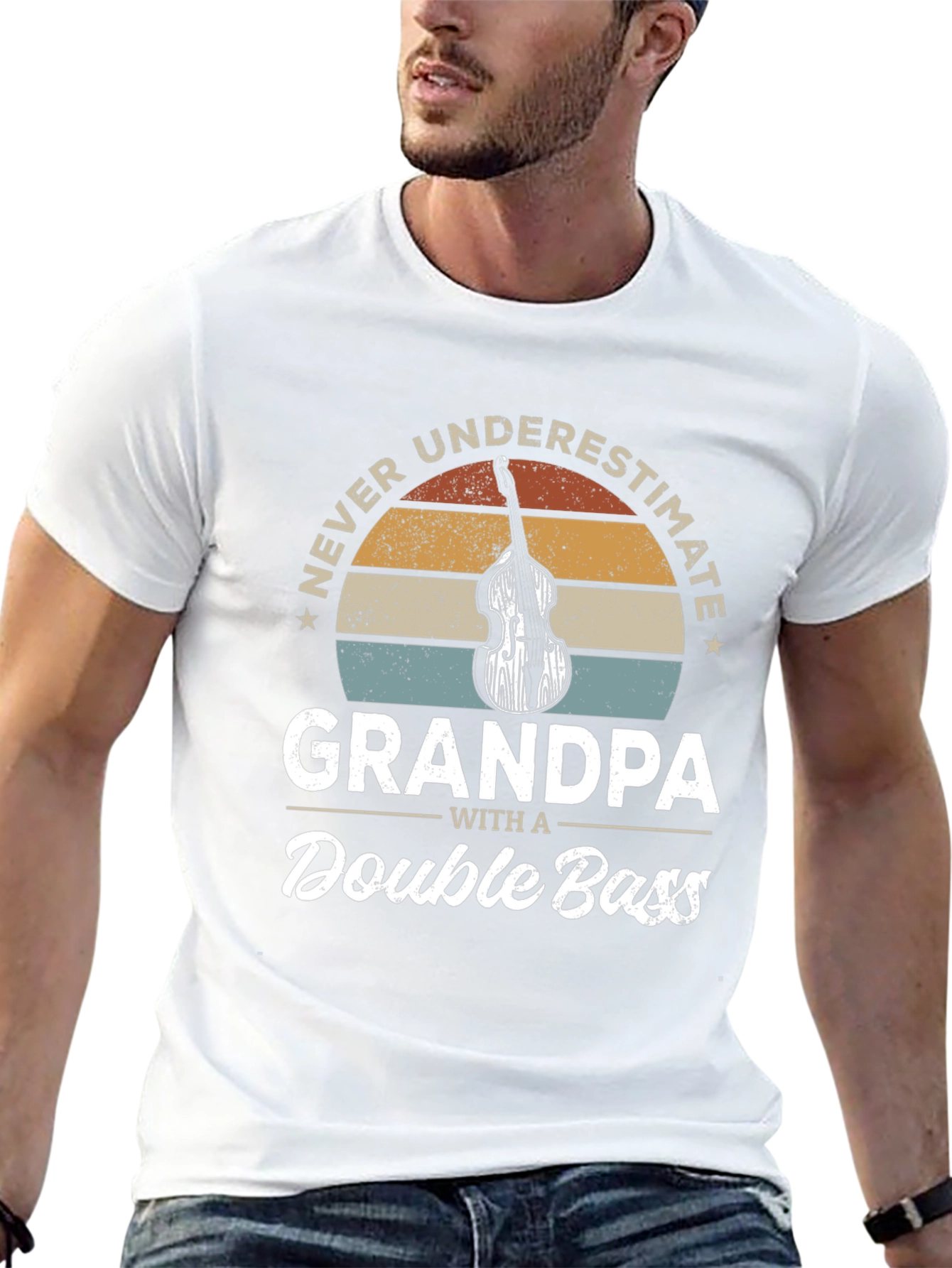 Grandpa Double Bass T-Shirt