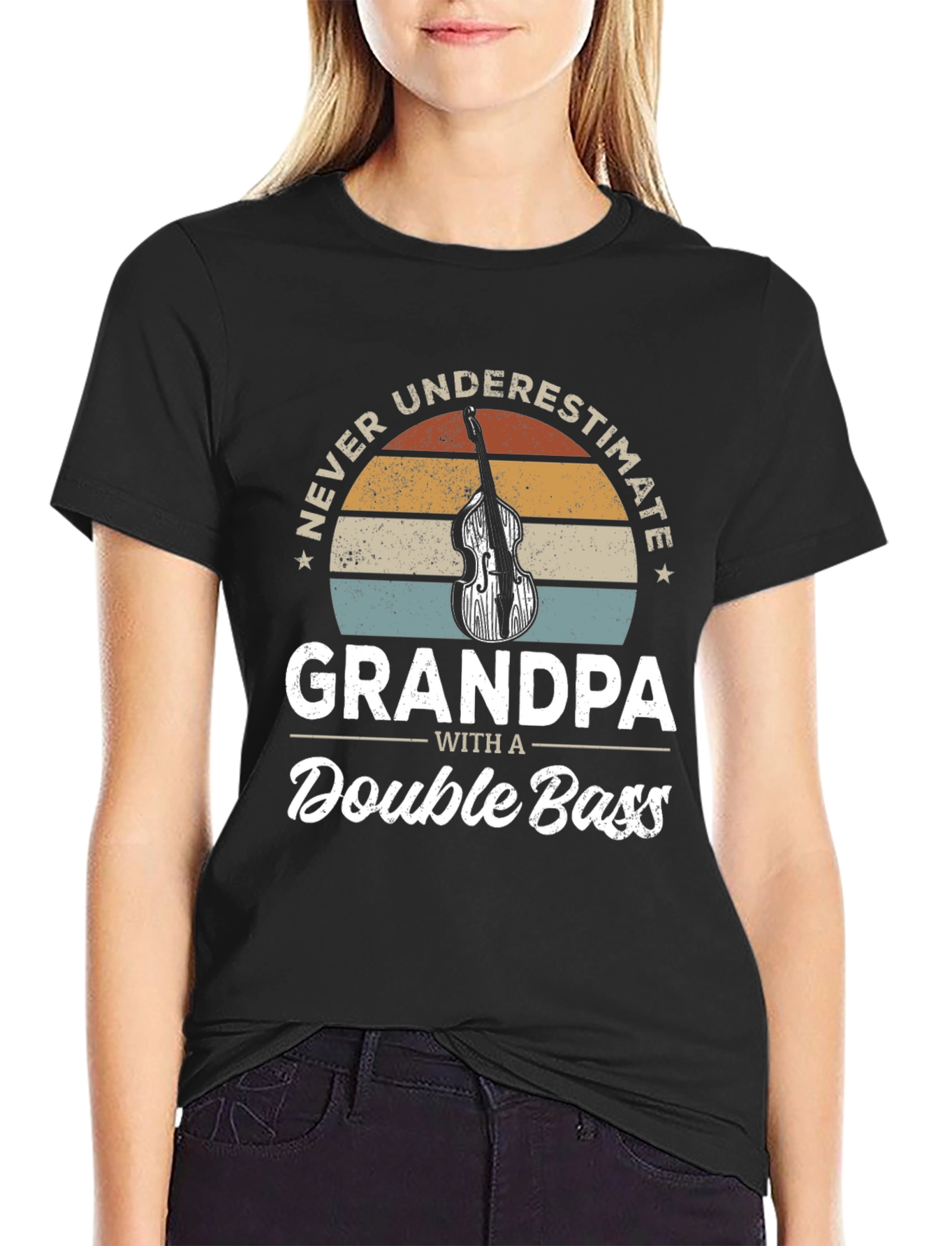Grandpa Double Bass T-Shirt