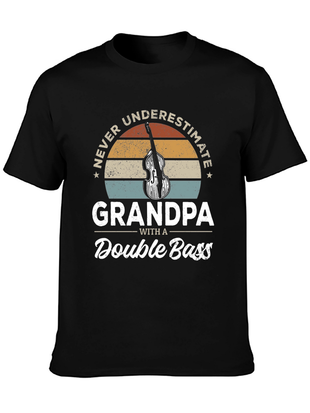 Grandpa Double Bass T-Shirt