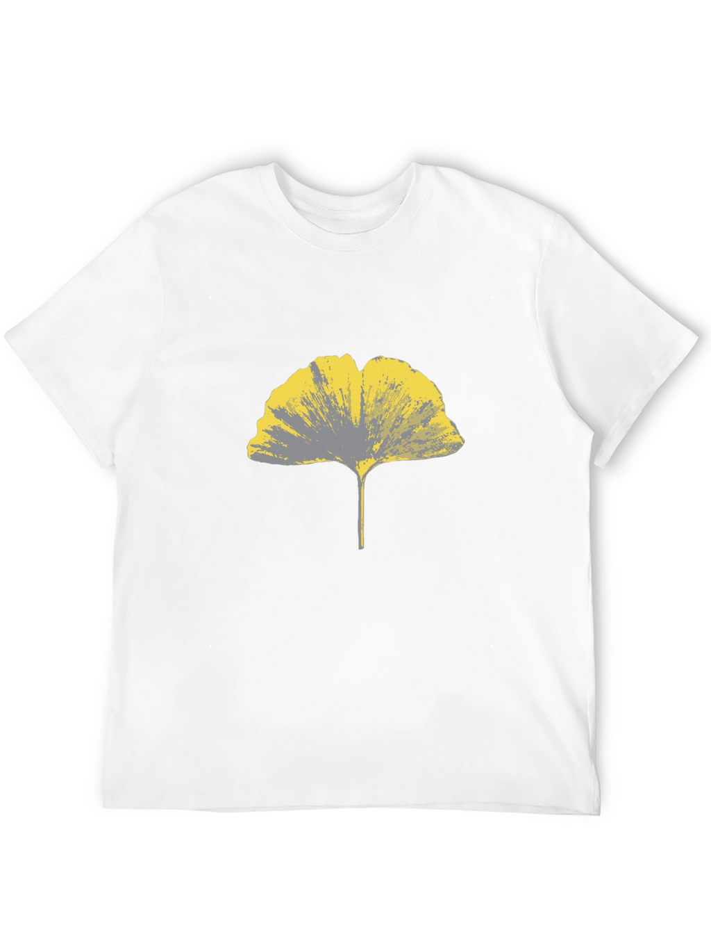 Ginkgo Leaf Graphic Tee - Stylish & Modern