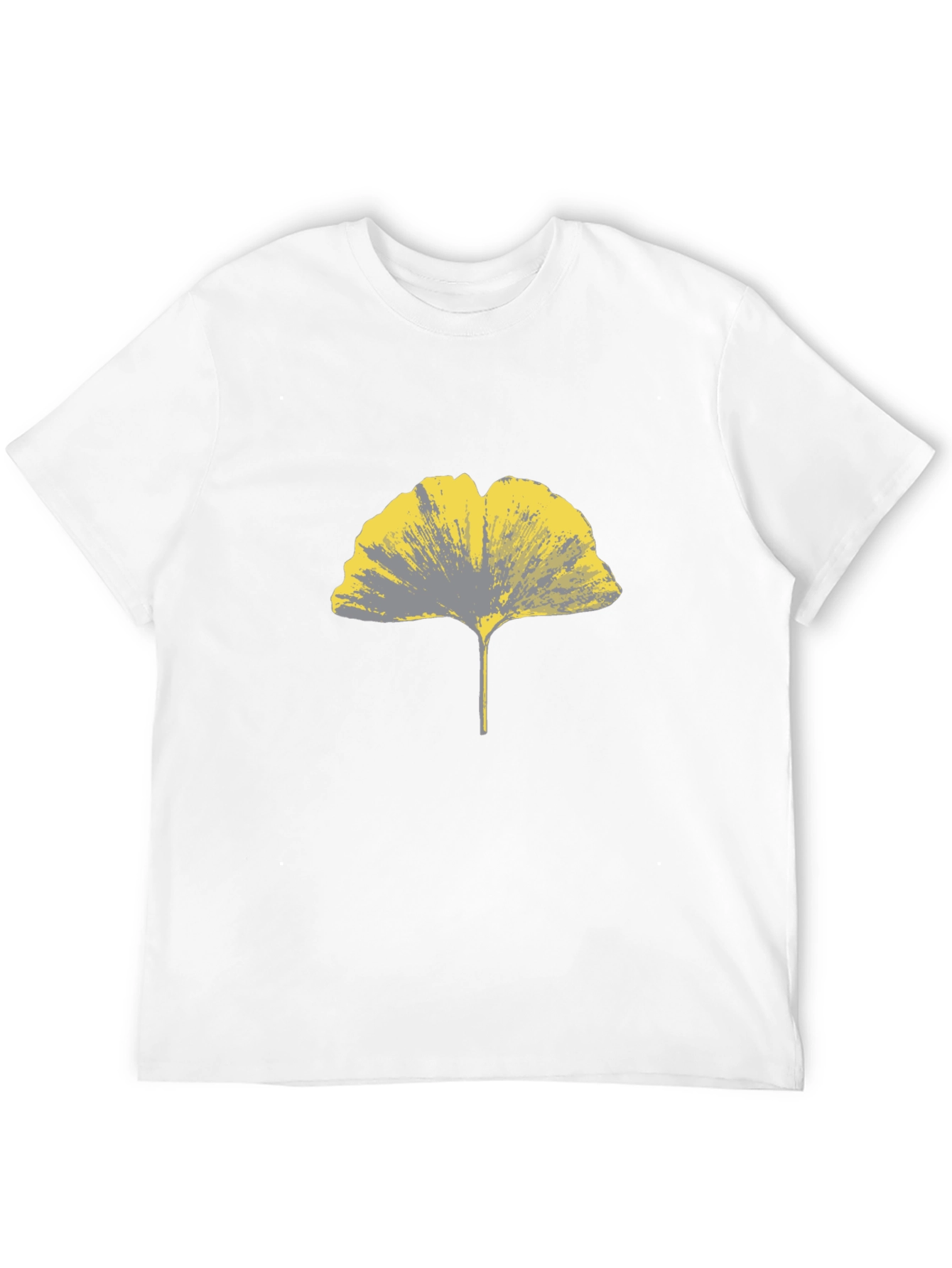 Ginkgo Leaf Graphic Tee - Stylish & Modern