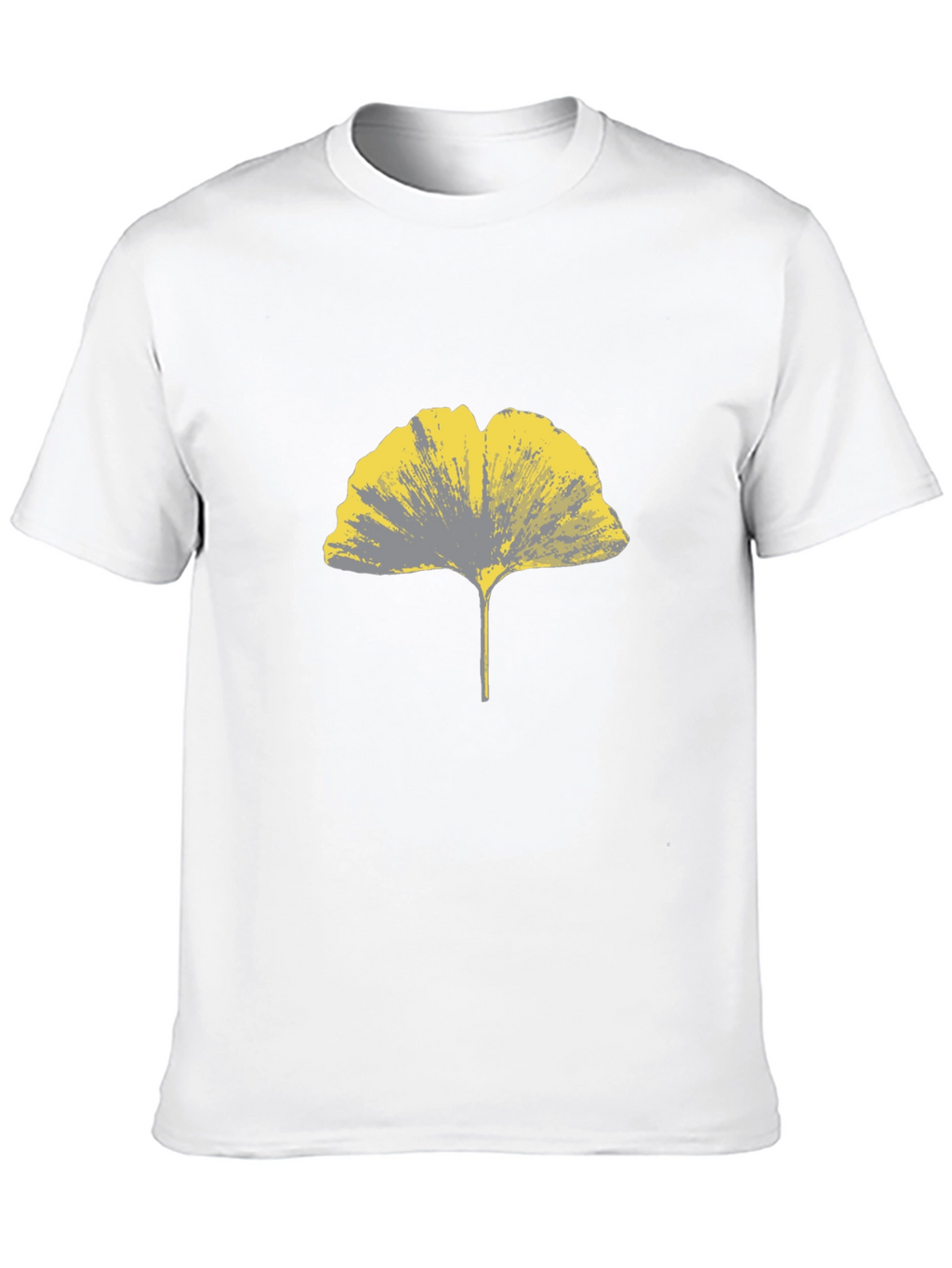 Ginkgo Leaf Graphic Tee - Stylish & Modern