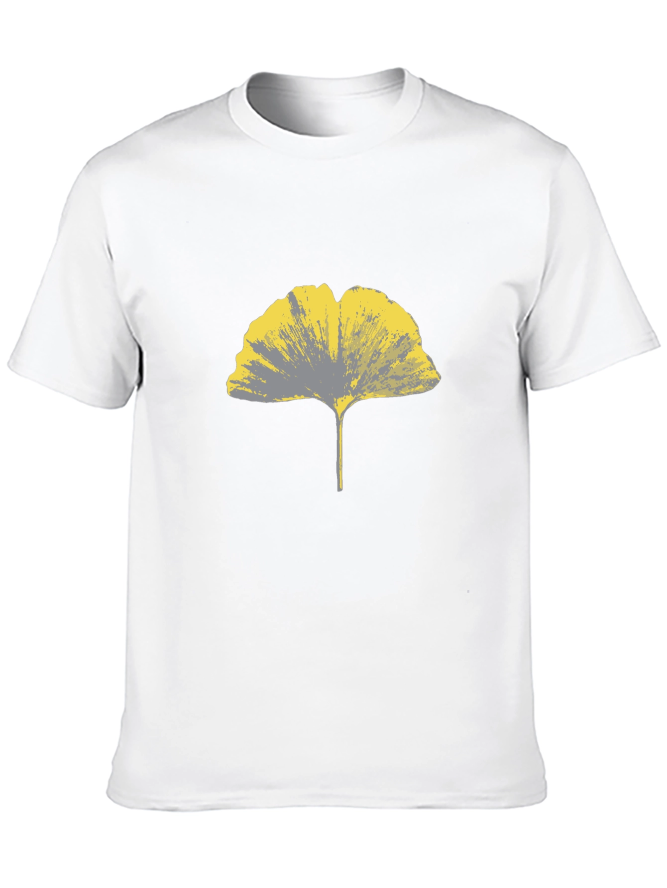 Ginkgo Leaf Graphic Tee - Stylish & Modern
