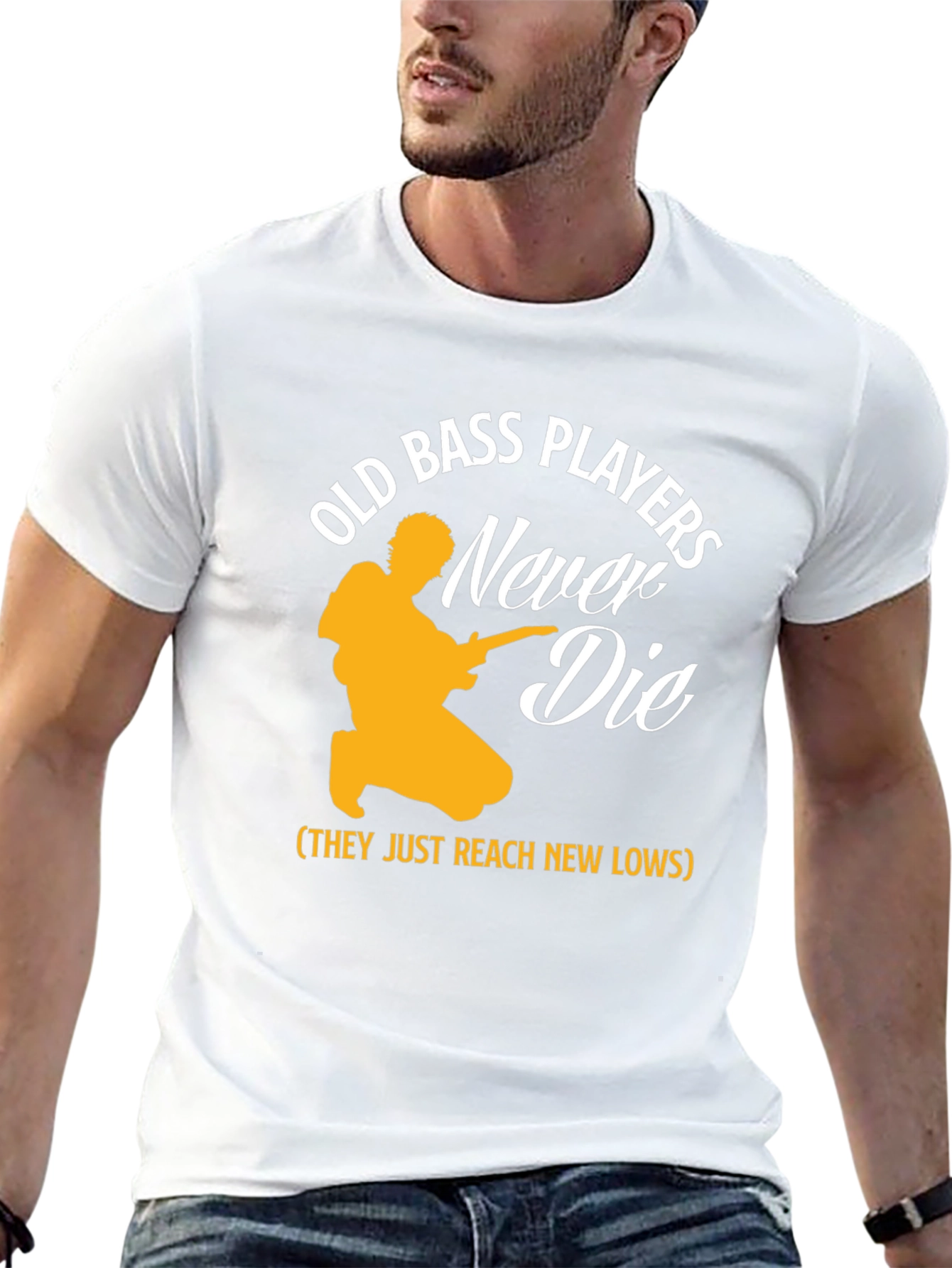 Old Bass Players Never Die T-Shirt