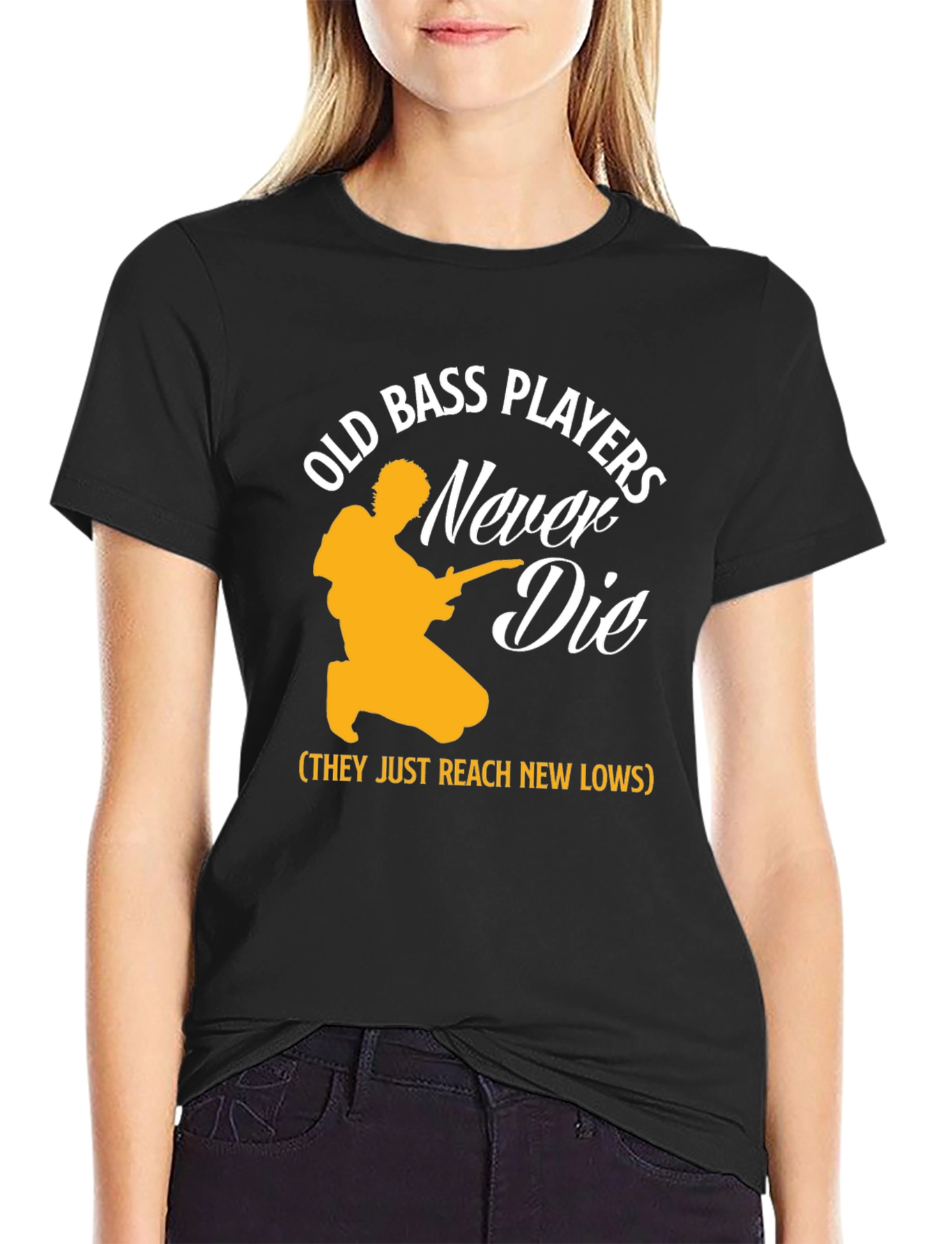 Old Bass Players Never Die T-Shirt