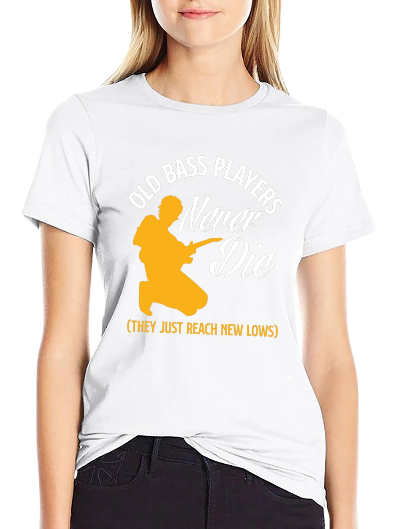 Old Bass Players Never Die T-Shirt