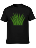 Grass Graphic Tee - Black Unisex Shirt