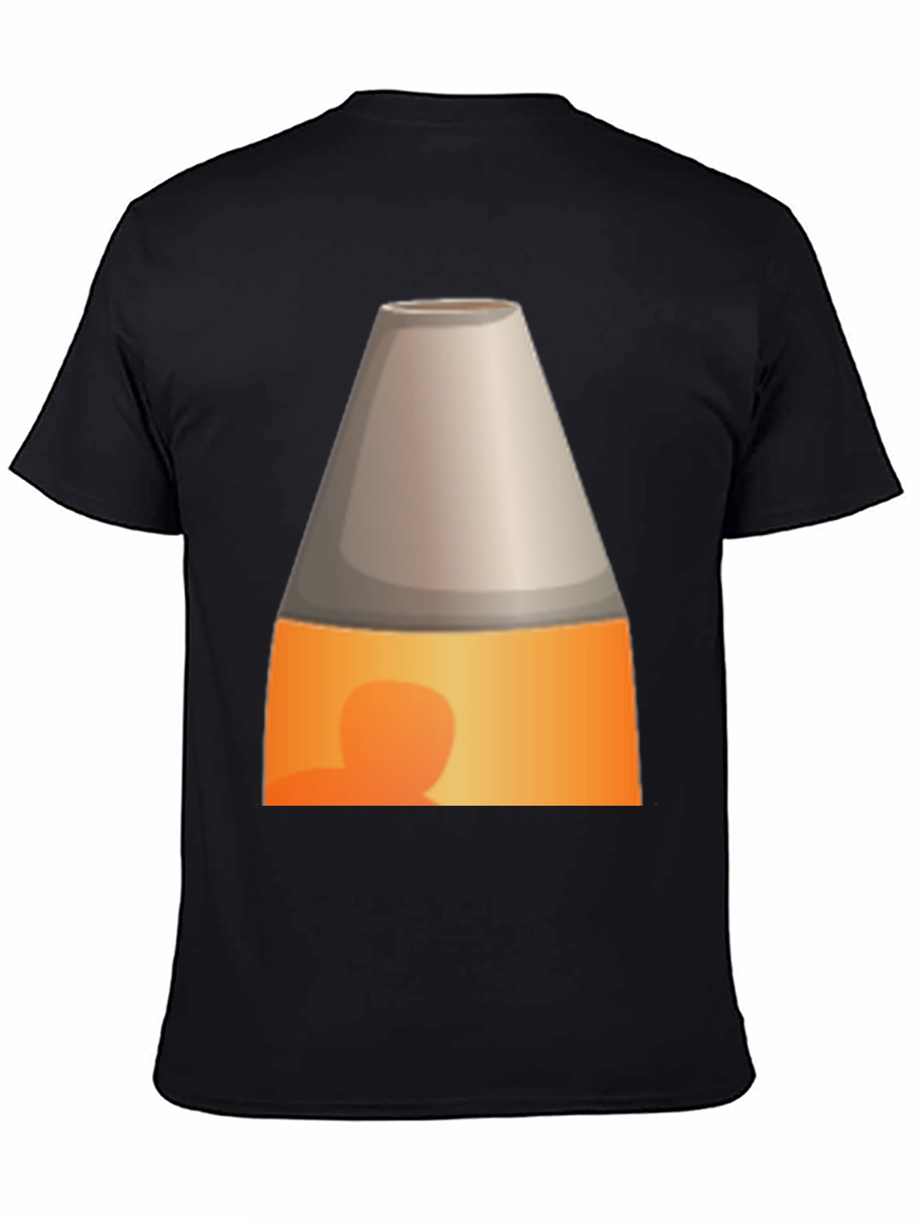 Novelty Lava Lamp Graphic Tee - Black Cotton