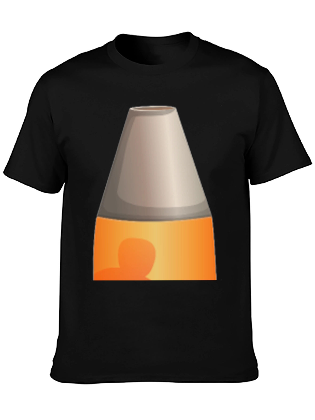 Novelty Lava Lamp Graphic Tee - Black Cotton