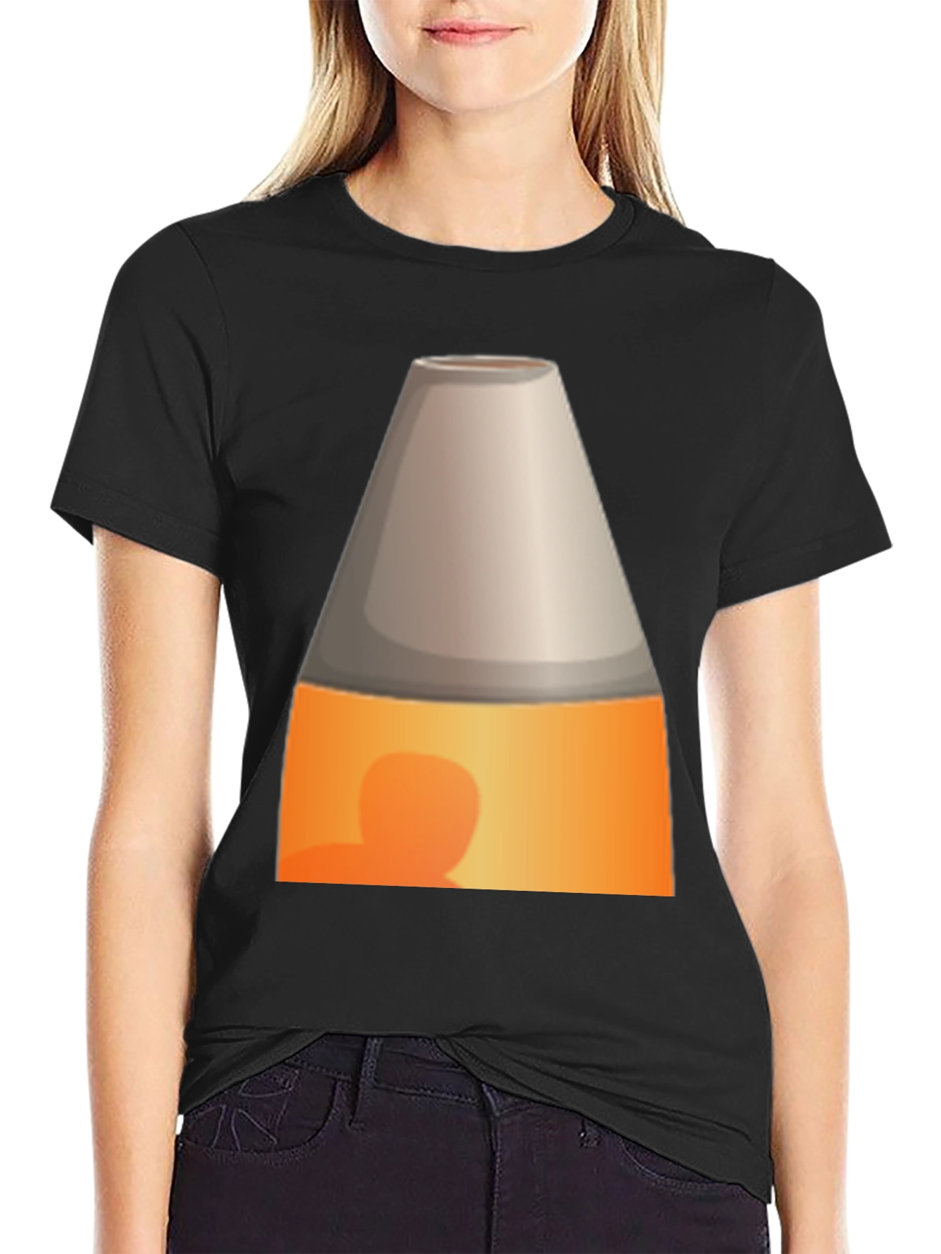 Novelty Lava Lamp Graphic Tee - Black Cotton