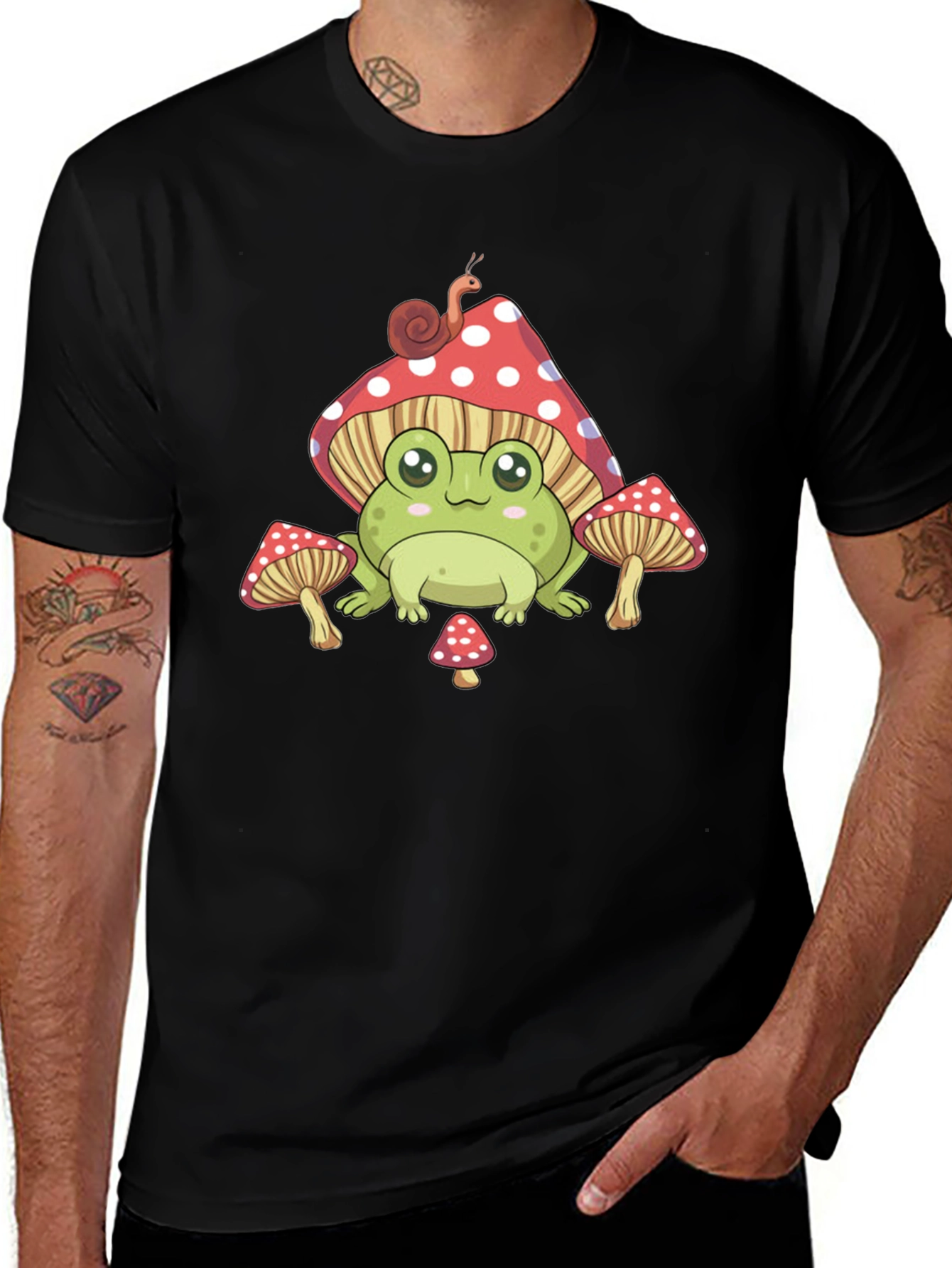 Frog & Mushroom Graphic Tee