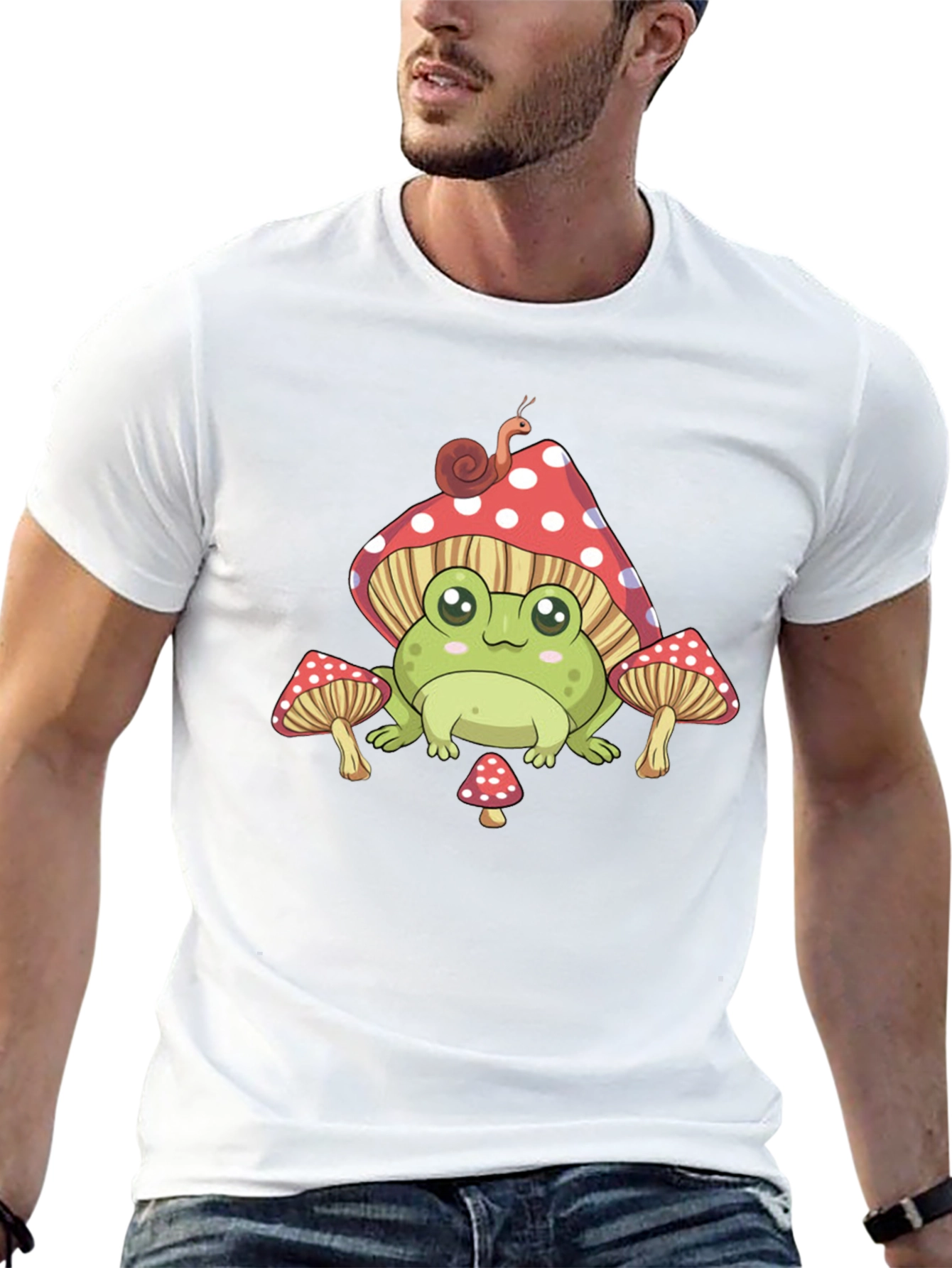 Frog & Mushroom Graphic Tee