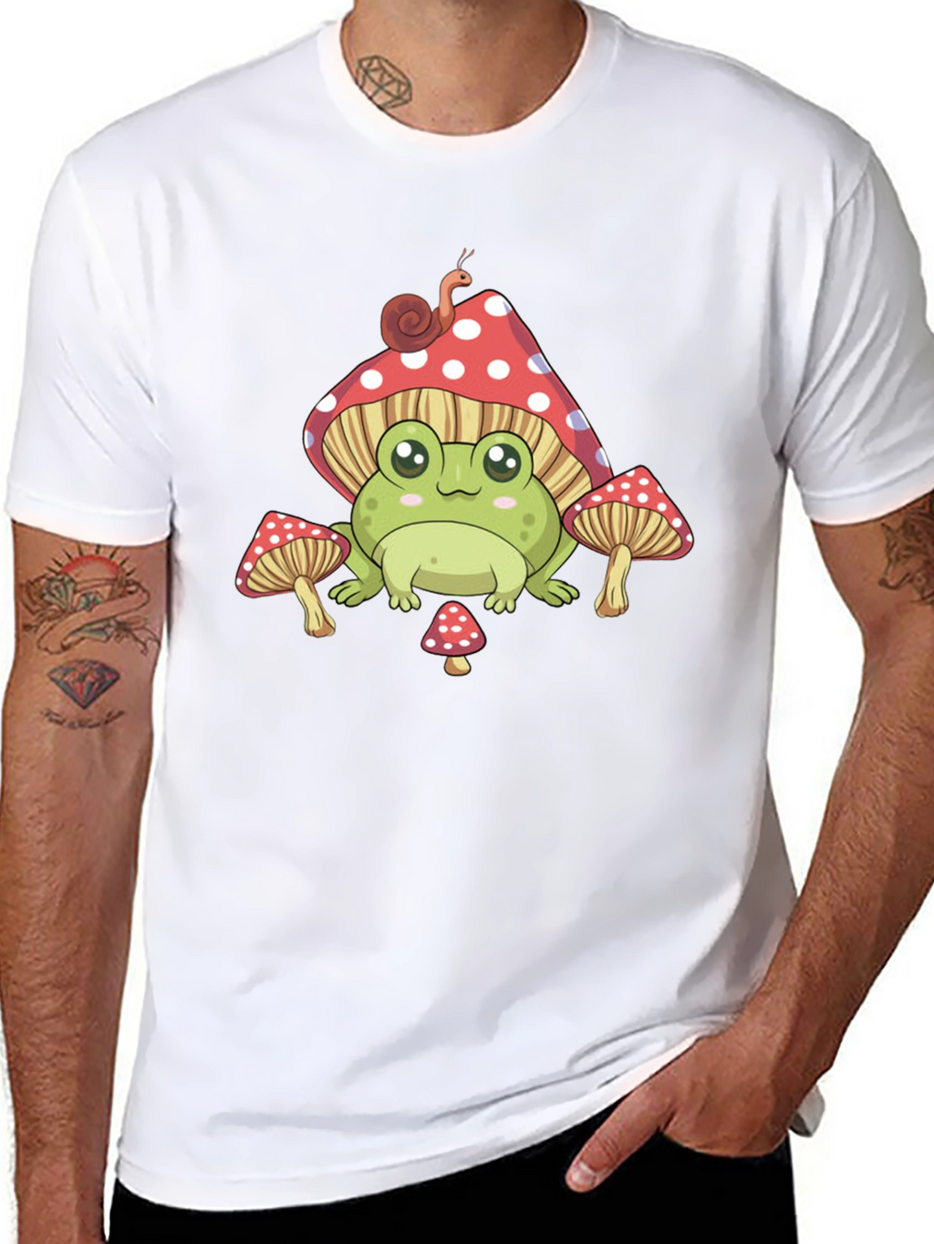 Frog & Mushroom Graphic Tee