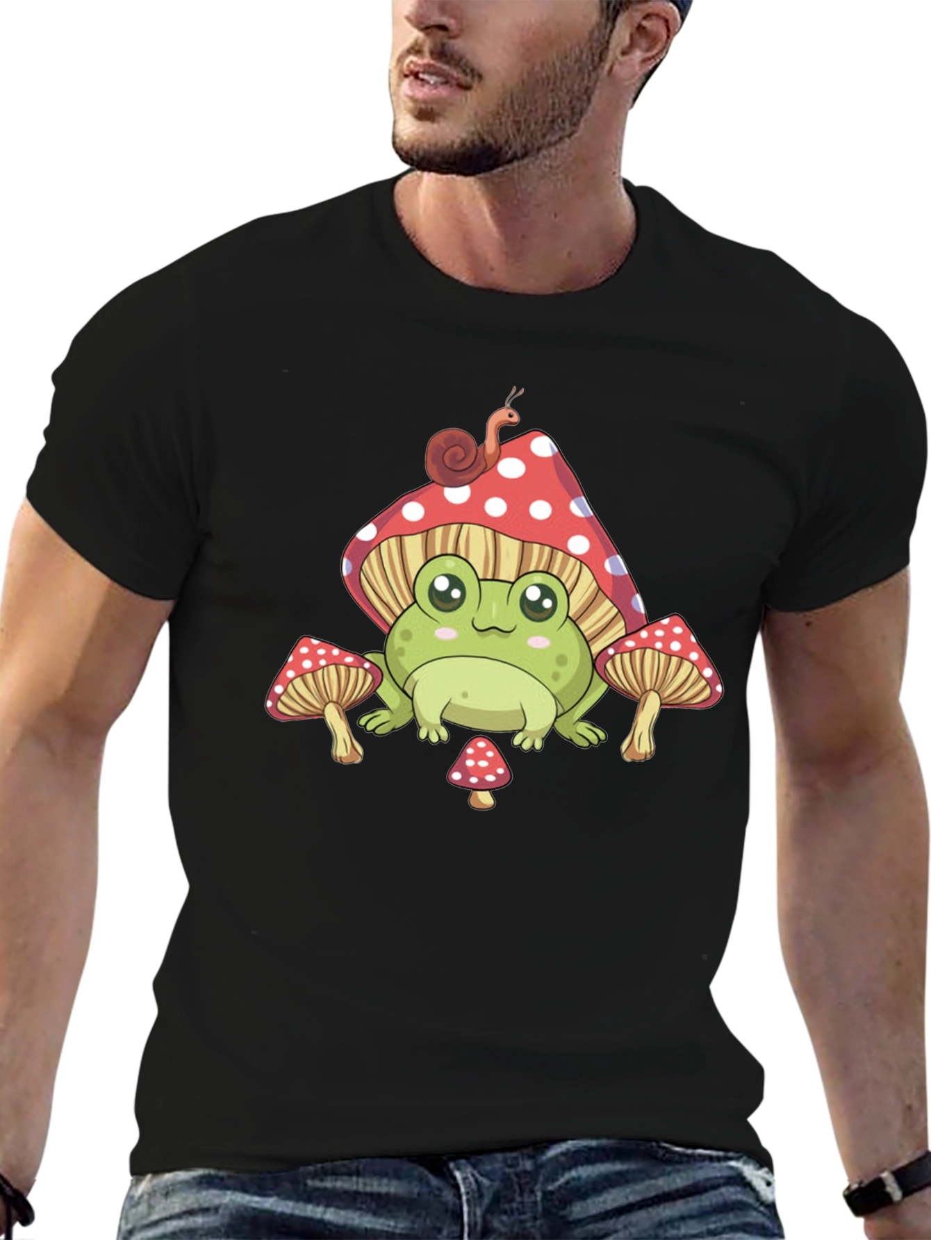 Frog & Mushroom Graphic Tee